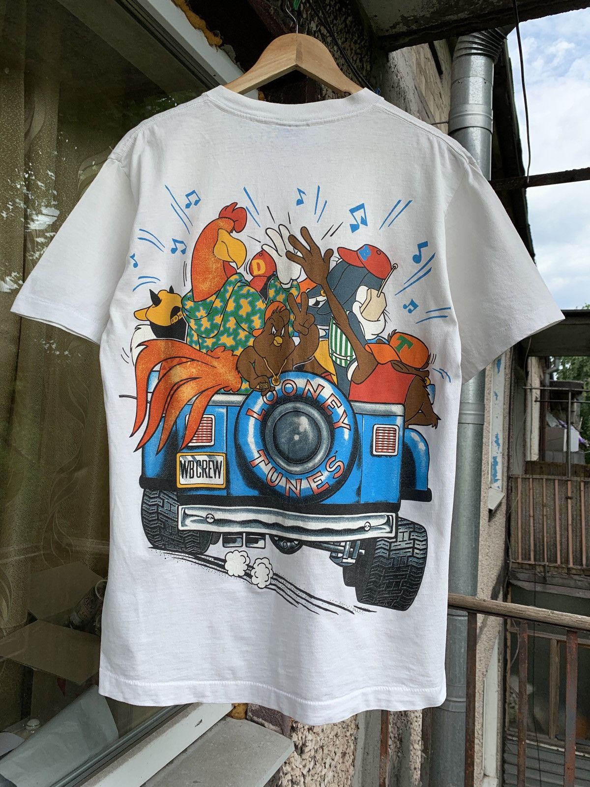 Cartoon Network 1993 Vintage Changes Looney Tunes Mirror Print T-Shirt Size US L / EU 52-54 / 3 - 2 Thumbnail