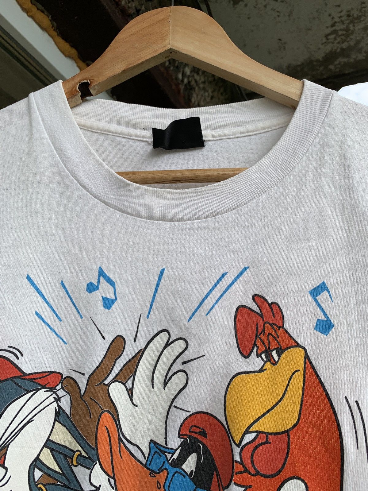 Cartoon Network 1993 Vintage Changes Looney Tunes Mirror Print T-Shirt Size US L / EU 52-54 / 3 - 7 Thumbnail