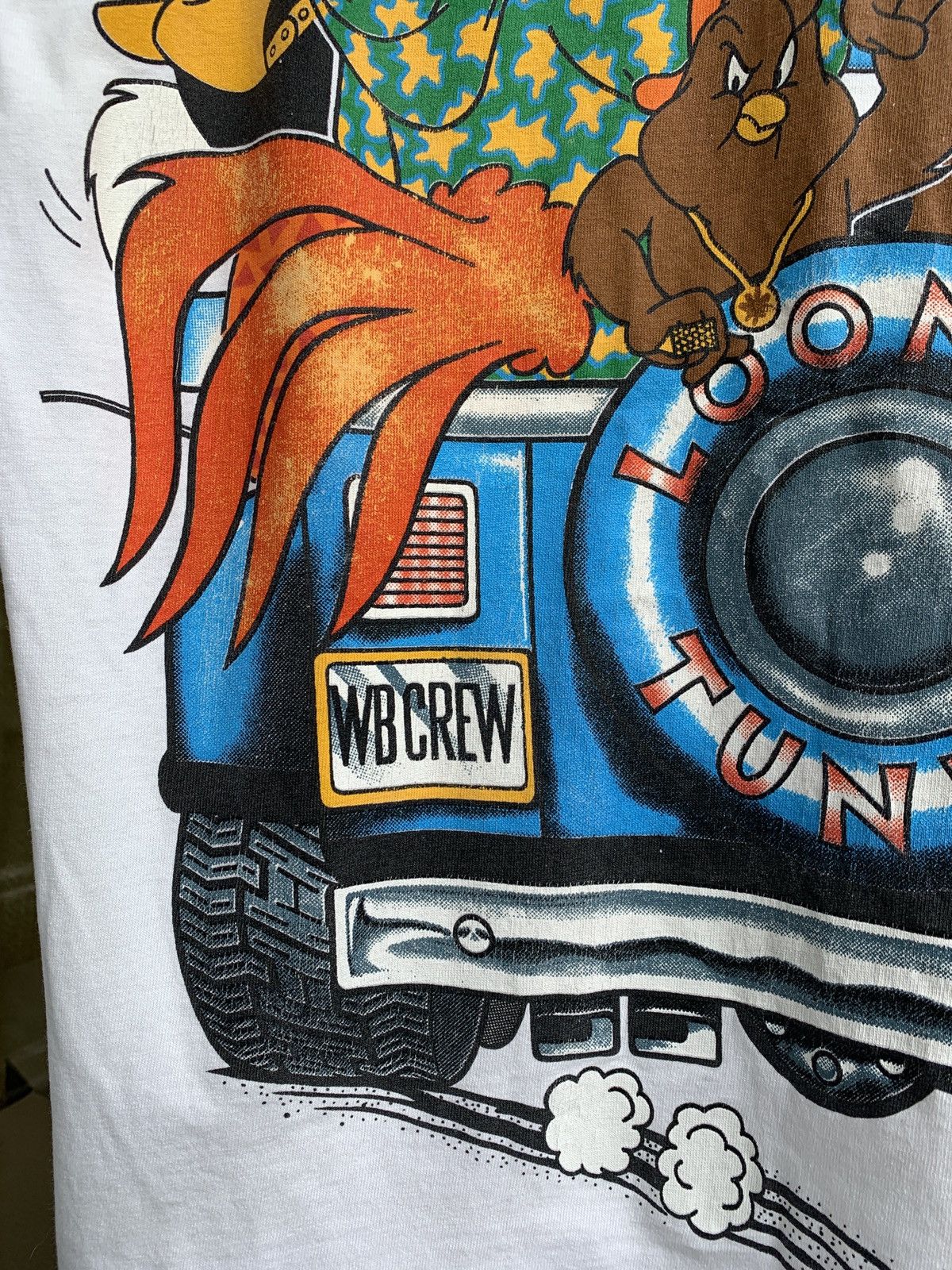 Cartoon Network 1993 Vintage Changes Looney Tunes Mirror Print T-Shirt Size US L / EU 52-54 / 3 - 17 Thumbnail