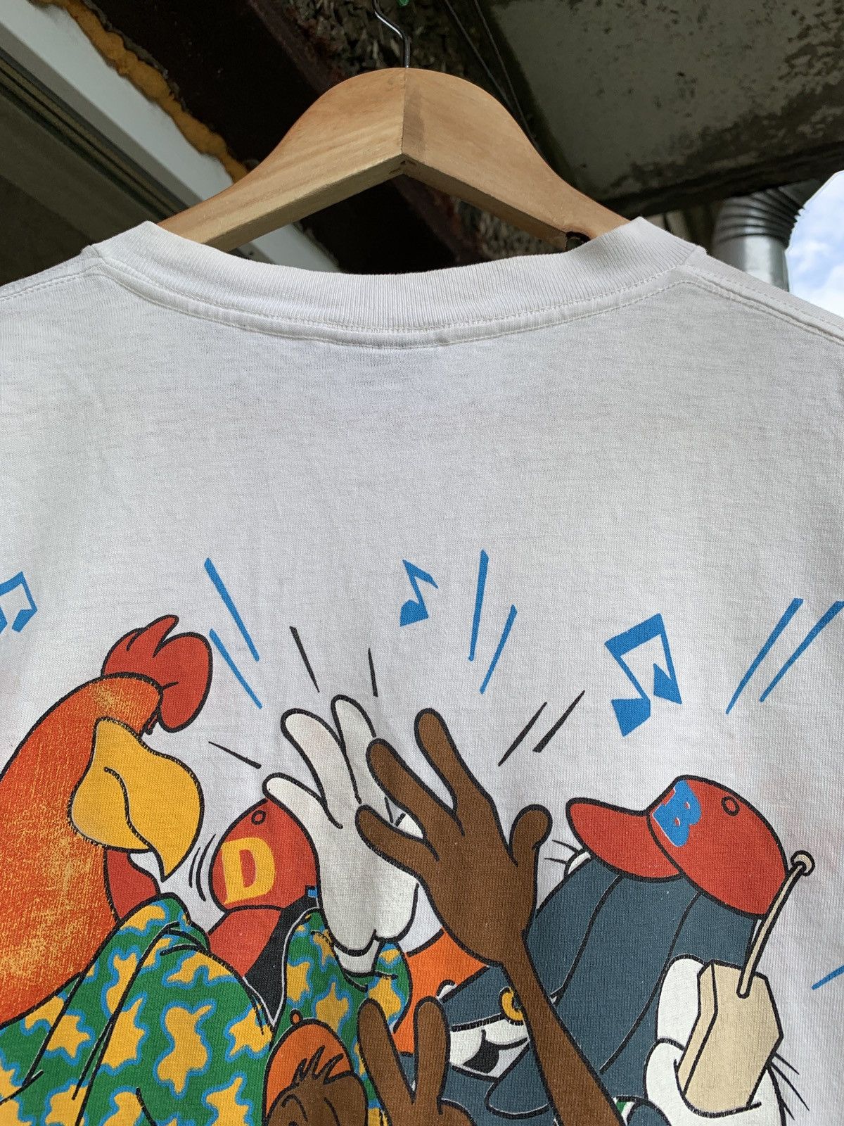 Cartoon Network 1993 Vintage Changes Looney Tunes Mirror Print T-Shirt Size US L / EU 52-54 / 3 - 15 Thumbnail