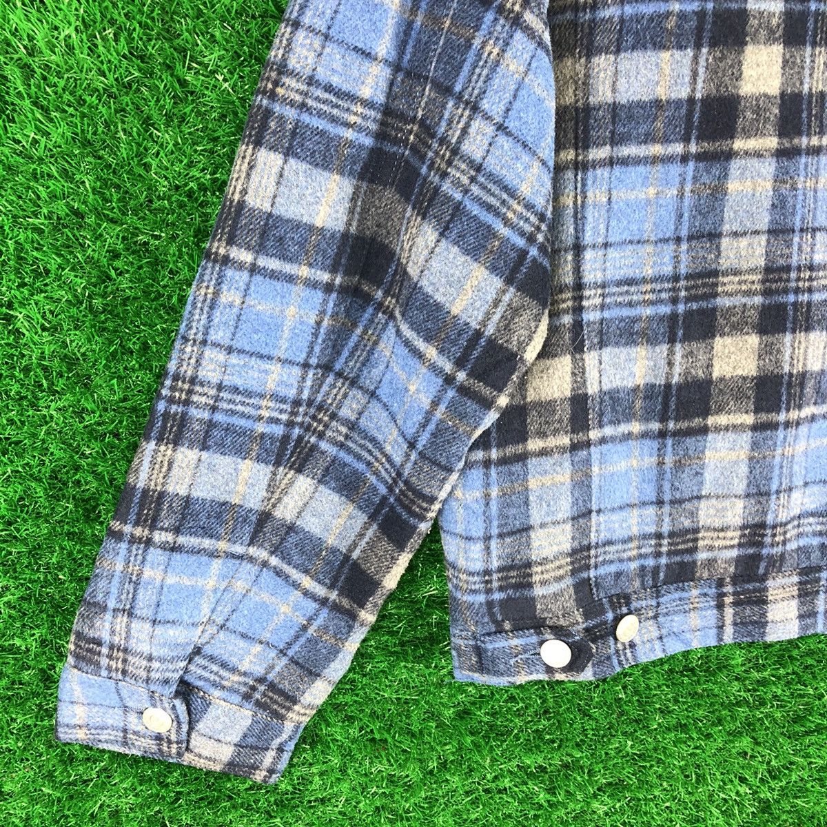 Seditionaries Jóuetie Japan Brand Wool Tartan Blue Checker Jacket Size US XS / EU 42 / 0 - 6 Thumbnail