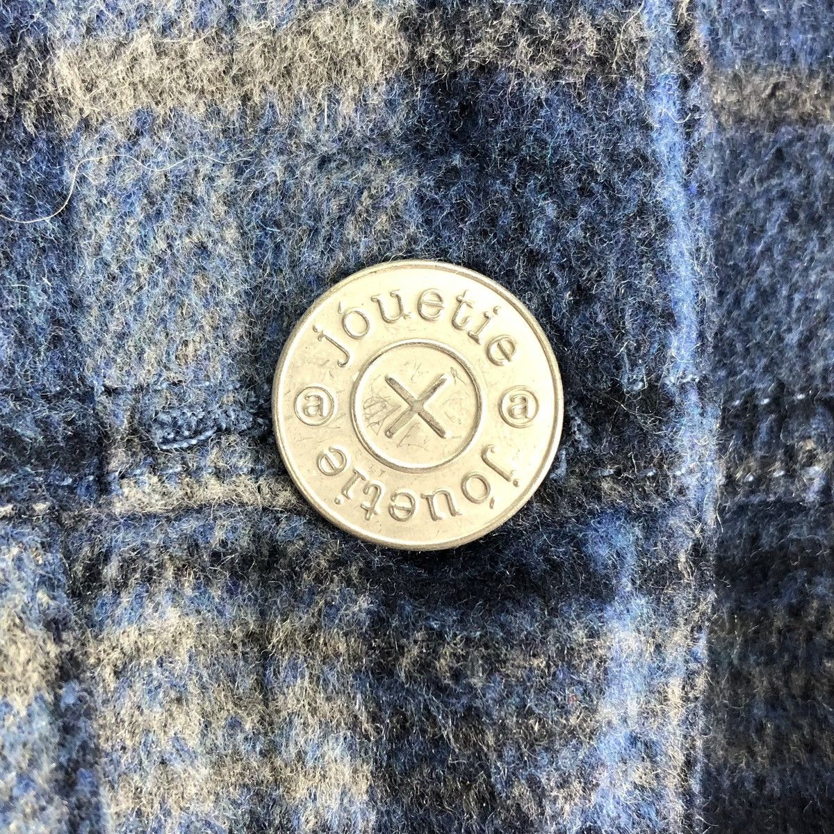 Seditionaries Jóuetie Japan Brand Wool Tartan Blue Checker Jacket Size US XS / EU 42 / 0 - 10 Thumbnail