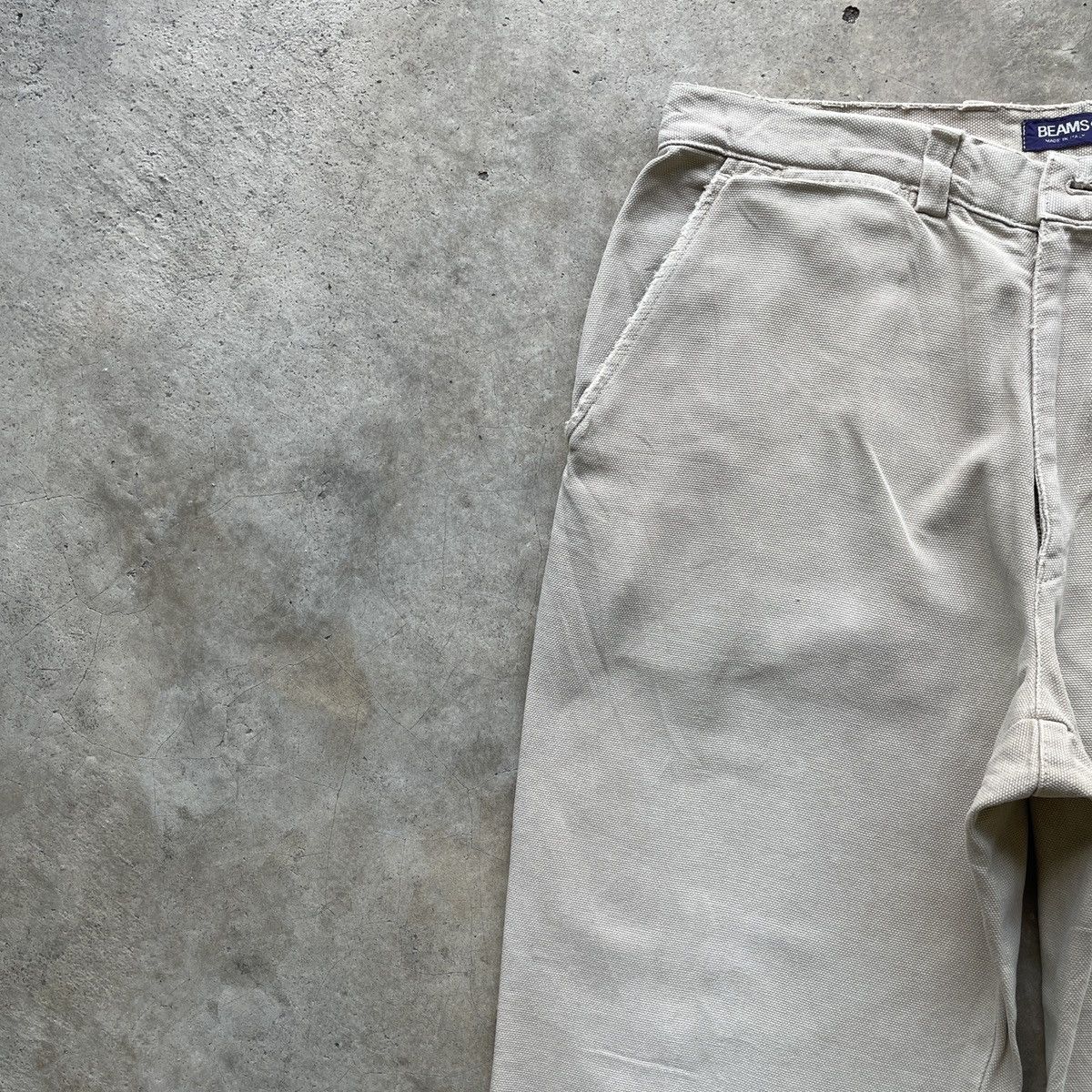Japanese Brand W30🔥 Vintage Beams Made In Italy Distressed Trousers Pants Size US 30 / EU 46 - 5 Thumbnail