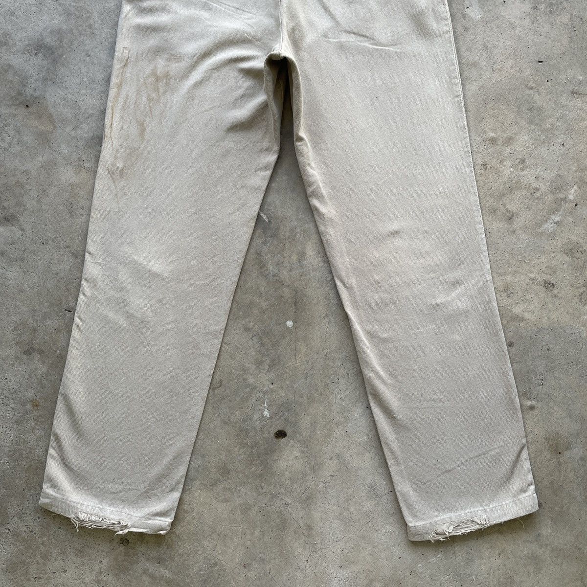 Japanese Brand W30🔥 Vintage Beams Made In Italy Distressed Trousers Pants Size US 30 / EU 46 - 12 Thumbnail
