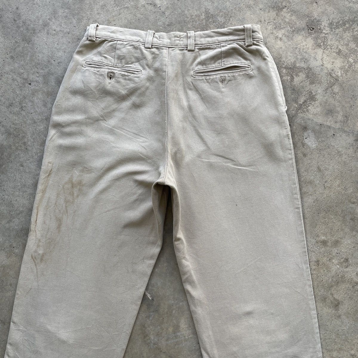 Japanese Brand W30🔥 Vintage Beams Made In Italy Distressed Trousers Pants Size US 30 / EU 46 - 11 Thumbnail