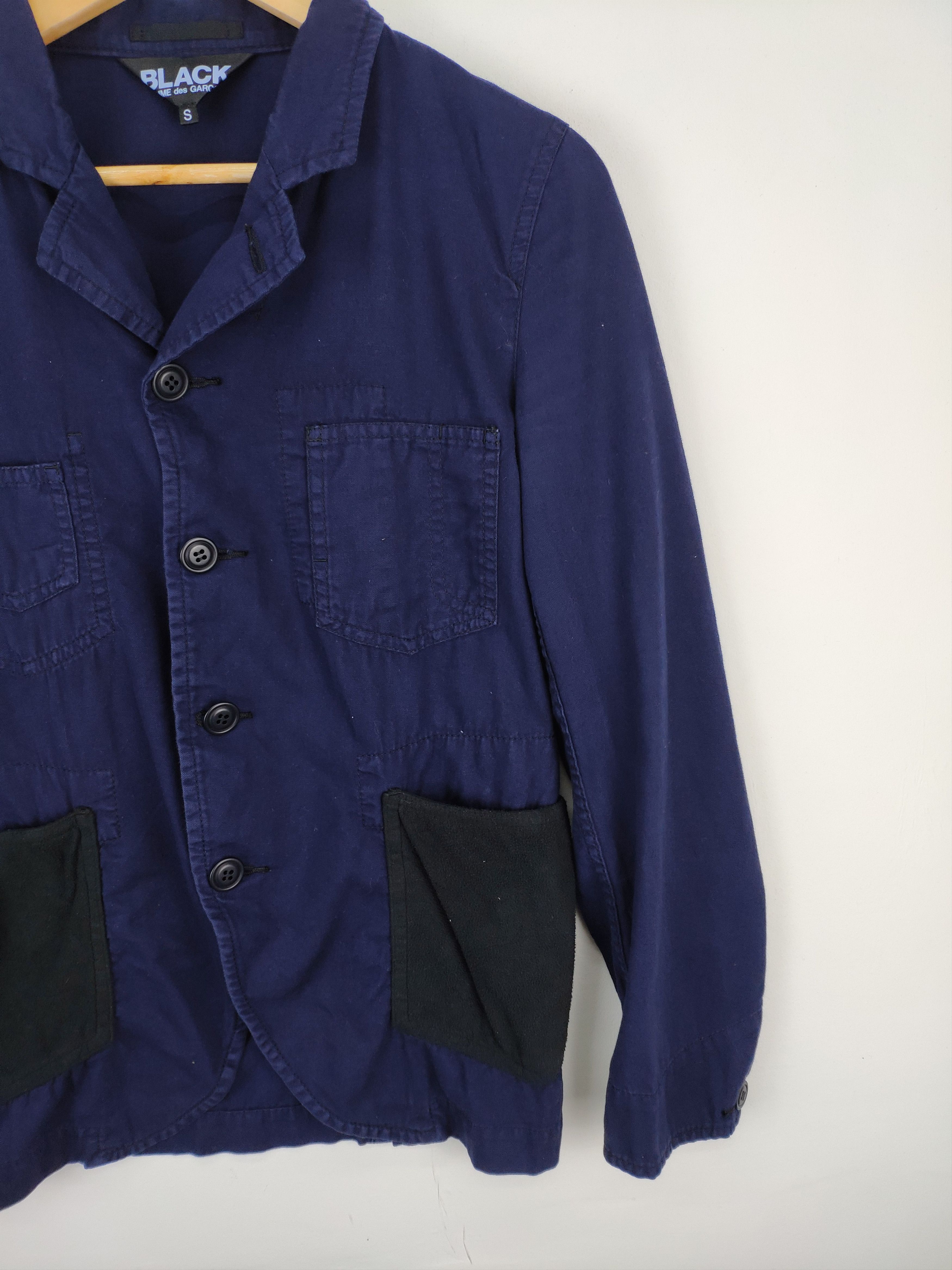 Comme des Garcons × Comme des Garcons Black × Japanese Brand SS2012 Comme Des Garcons Chore Jacket Japanese Designer Size US S / EU 44-46 / 1 - 7 Thumbnail