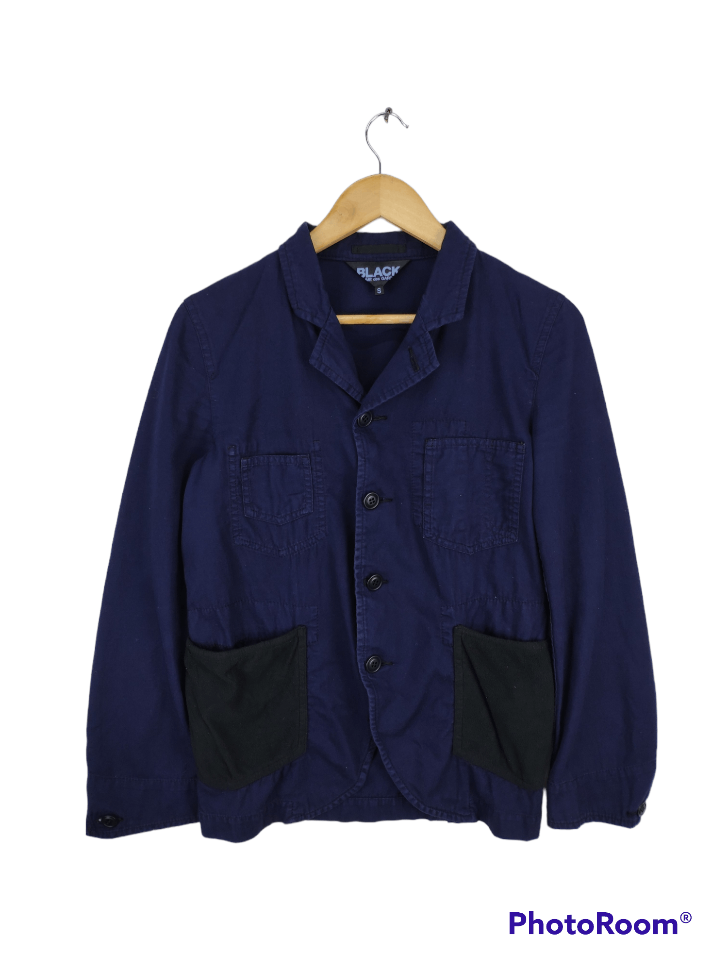 Comme des Garcons × Comme des Garcons Black × Japanese Brand SS2012 Comme Des Garcons Chore Jacket Japanese Designer Size US S / EU 44-46 / 1 - 1 Thumbnail