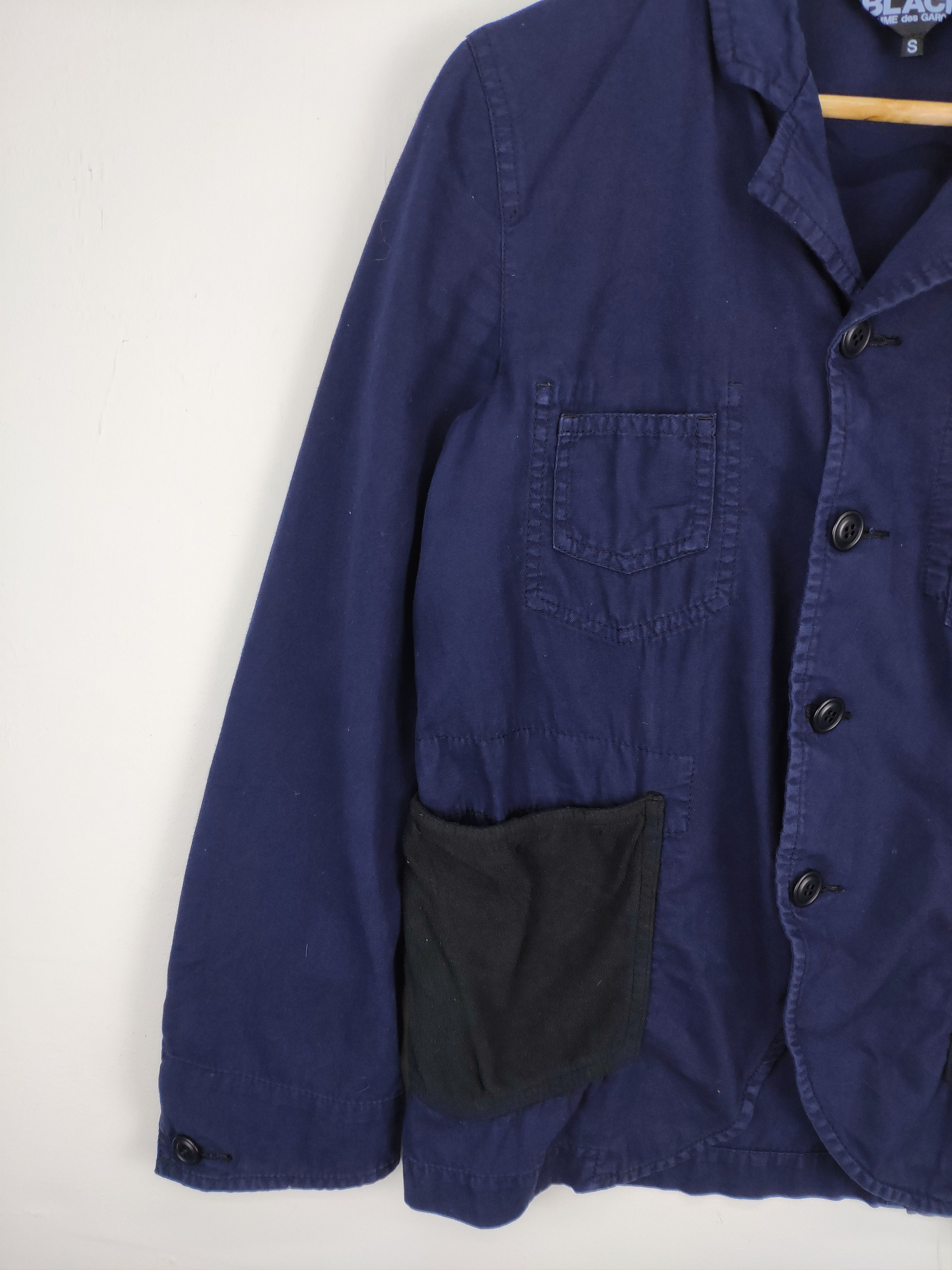 Comme des Garcons × Comme des Garcons Black × Japanese Brand SS2012 Comme Des Garcons Chore Jacket Japanese Designer Size US S / EU 44-46 / 1 - 6 Thumbnail