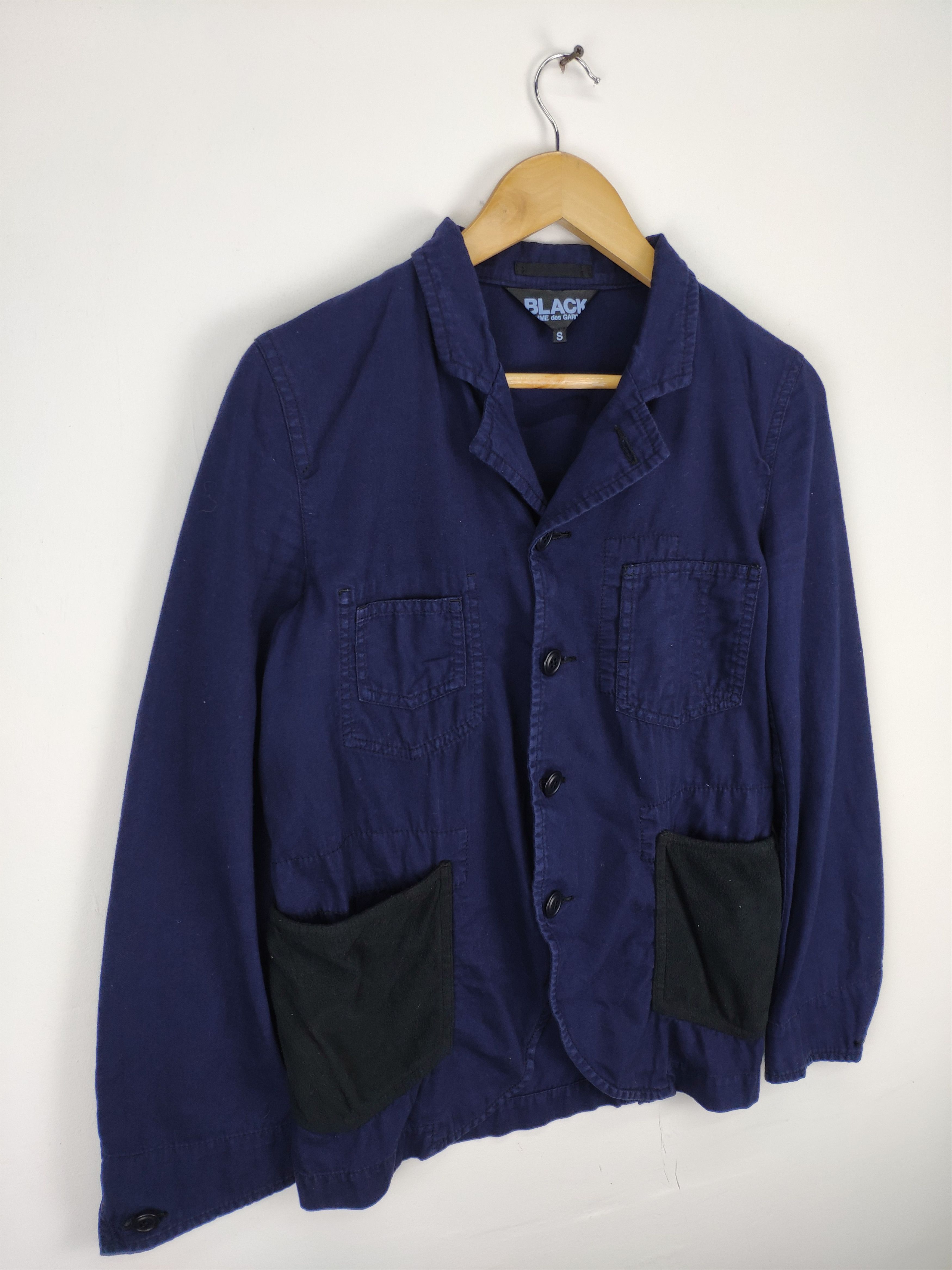 Comme des Garcons × Comme des Garcons Black × Japanese Brand SS2012 Comme Des Garcons Chore Jacket Japanese Designer Size US S / EU 44-46 / 1 - 3 Thumbnail