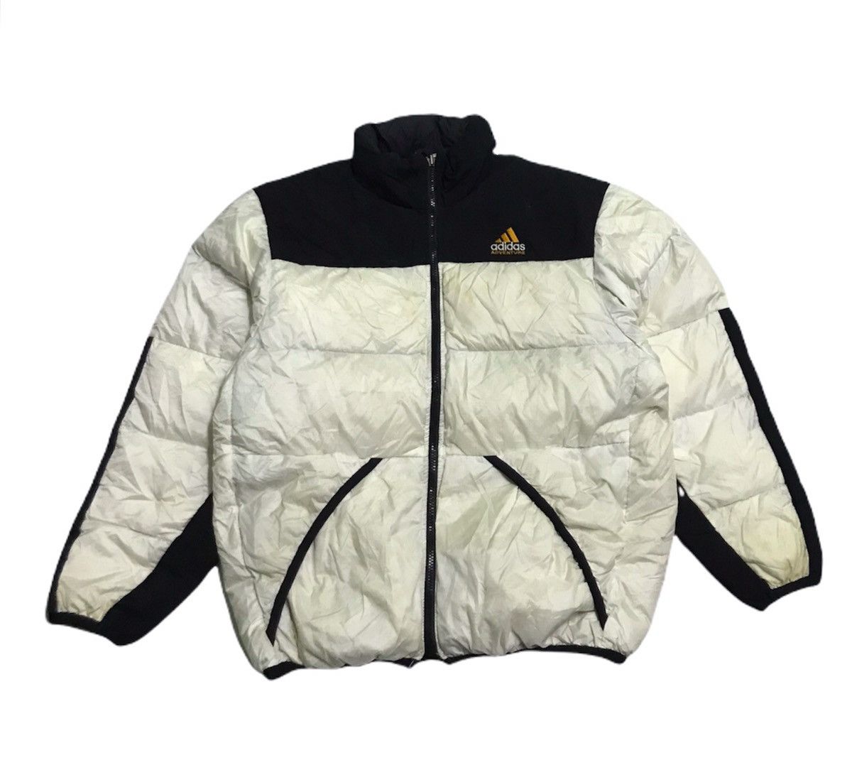 Vintage vtg Adidas down puffer jacket Size US L / EU 52-54 / 3 - 2 Thumbnail