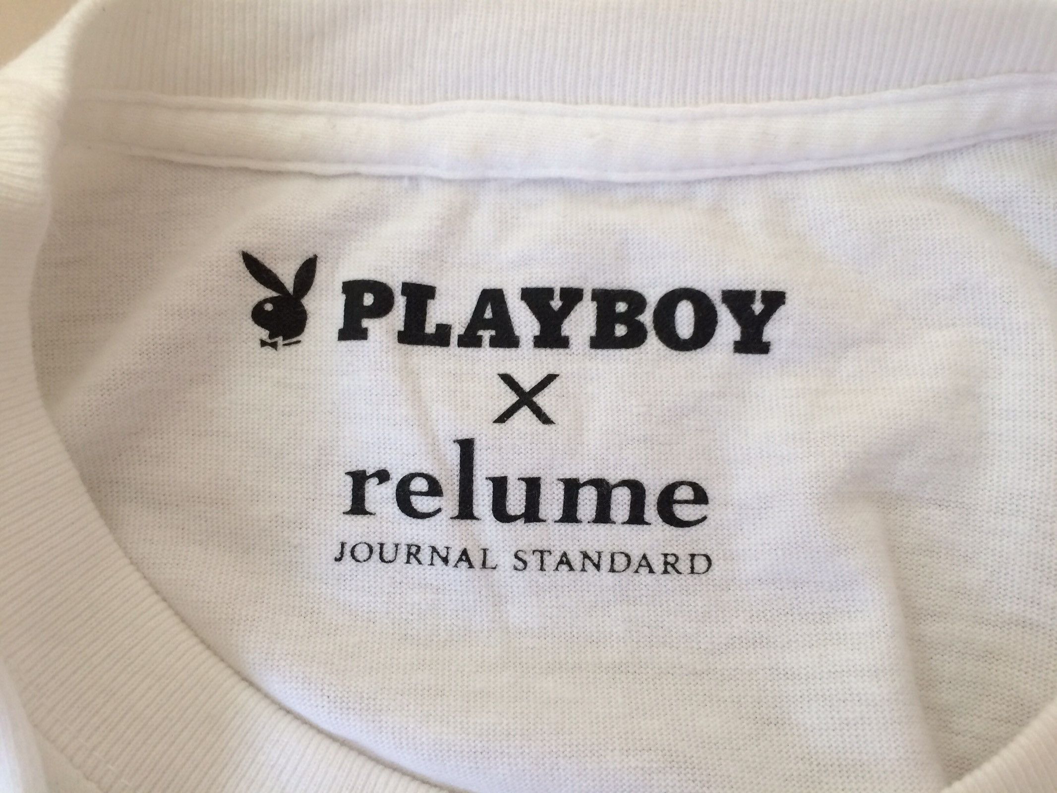 Japanese Brand × Journal Standard × Playboy 🔥🔥Playboy x Relume Journal Standard Spellout Bogo T-Shirt Size US M / EU 48-50 / 2 - 10 Thumbnail