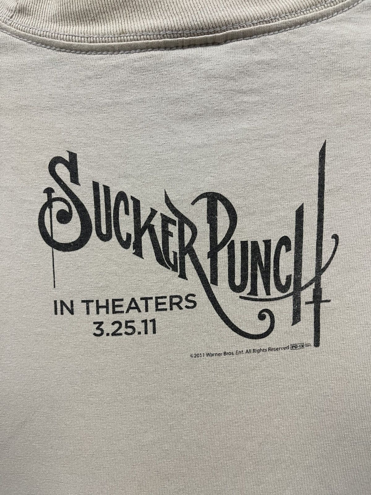 Vintage Rare Sucker Punch Movie By Warner Bros T Shirt Size US L / EU 52-54 / 3 - 5 Thumbnail