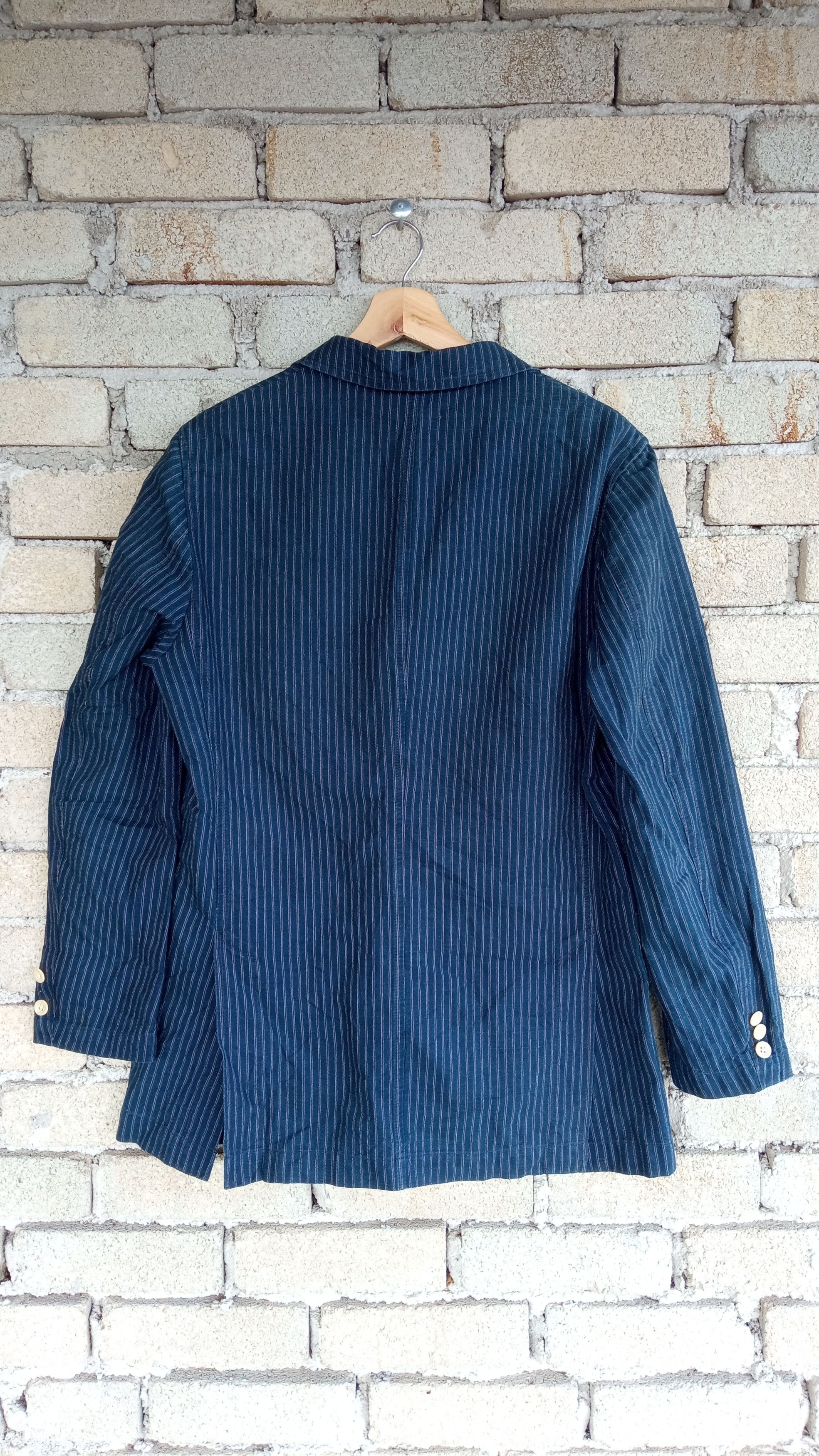 Japanese Brand × Stanley Blacker × Vintage 🔥🔥Vtg Stanley Blacker Hickory Wabash Striped Style Jacket Size US M / EU 48-50 / 2 - 9 Thumbnail