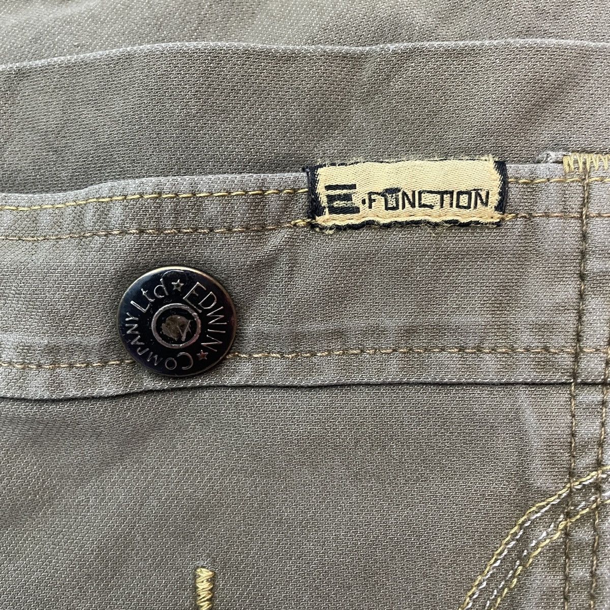 Edwin Vintage E-FUNTION By EDWIN Saven Pocket Trousers Pants! Size US 33 - 10 Thumbnail