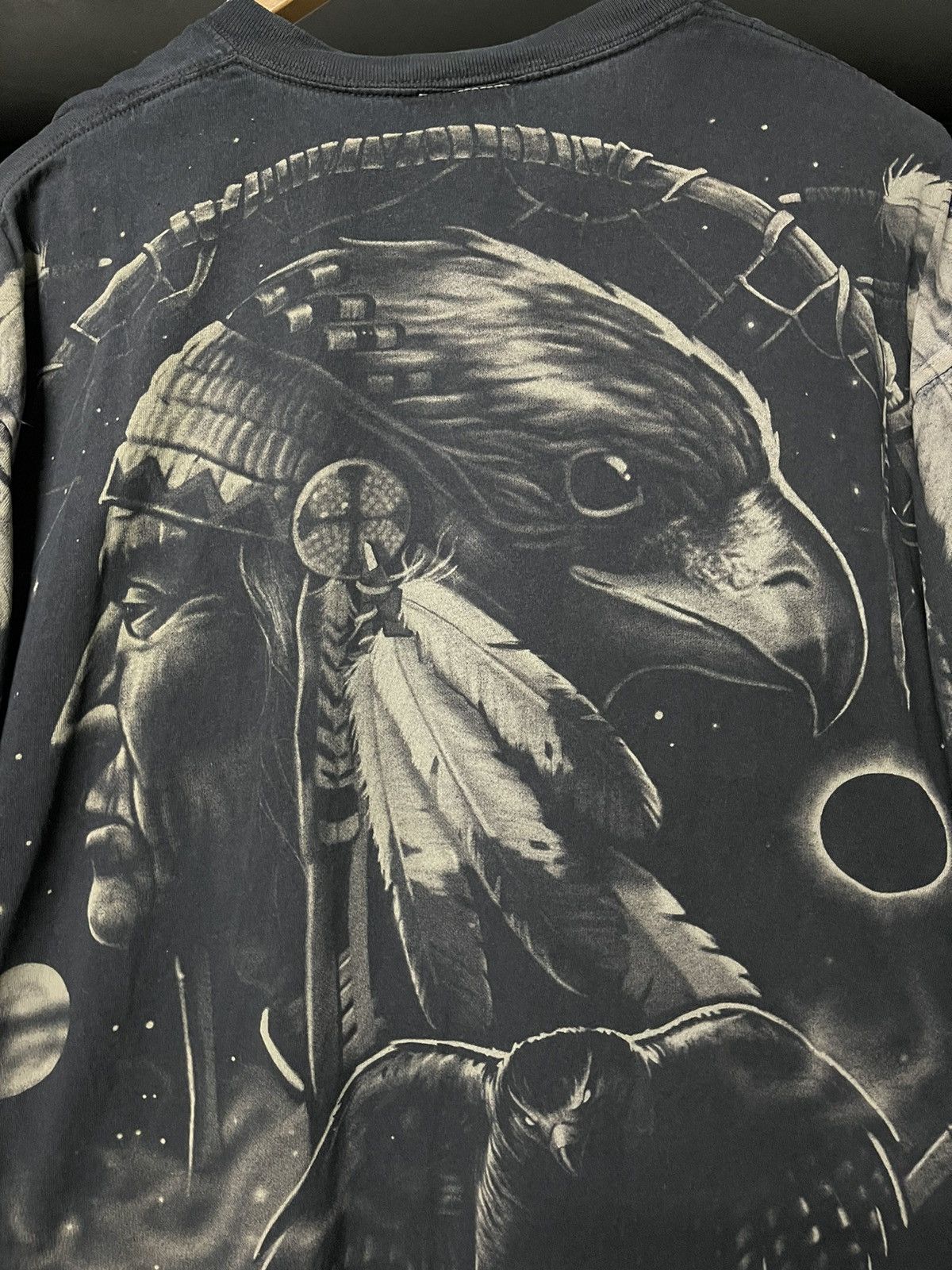 Liquid Blue Thrashed Vintage 1996 Liquid Blue Aop Distressed Grunge Tee Size US XXL / EU 58 / 5 - 4 Thumbnail