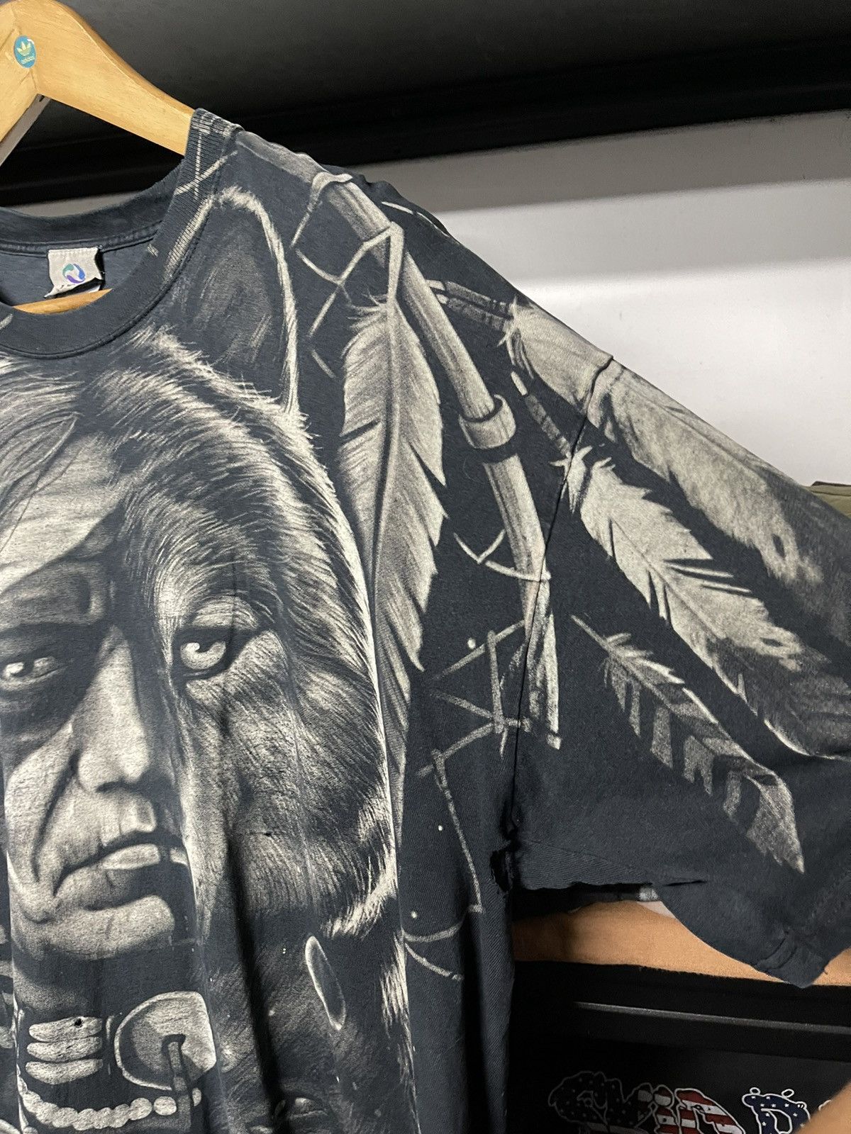 Liquid Blue Thrashed Vintage 1996 Liquid Blue Aop Distressed Grunge Tee Size US XXL / EU 58 / 5 - 9 Thumbnail