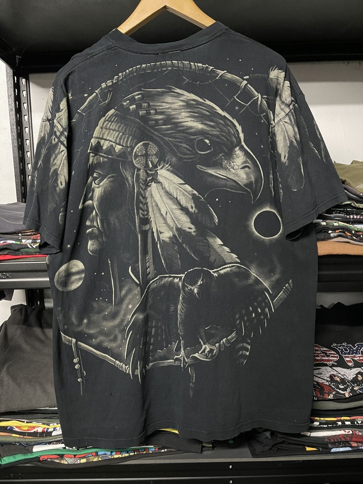 Liquid Blue Thrashed Vintage 1996 Liquid Blue Aop Distressed Grunge Tee Size US XXL / EU 58 / 5 - 2 Thumbnail