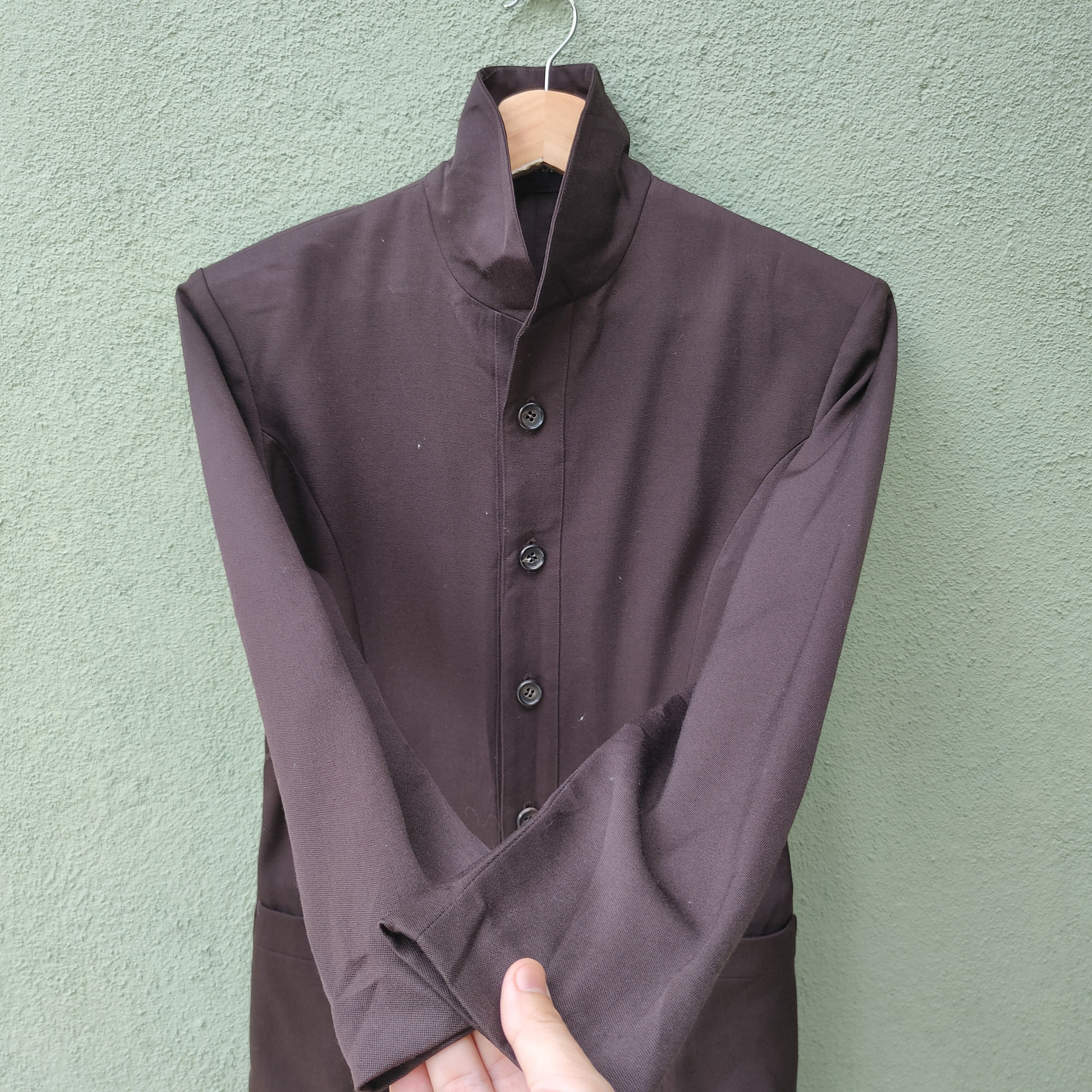 Yohji Yamamoto Vintage Y'S Bis Yohji Yamamoto Buttons Trench Coat JAPAN Size M / US 6-8 / IT 42-44 - 2 Thumbnail