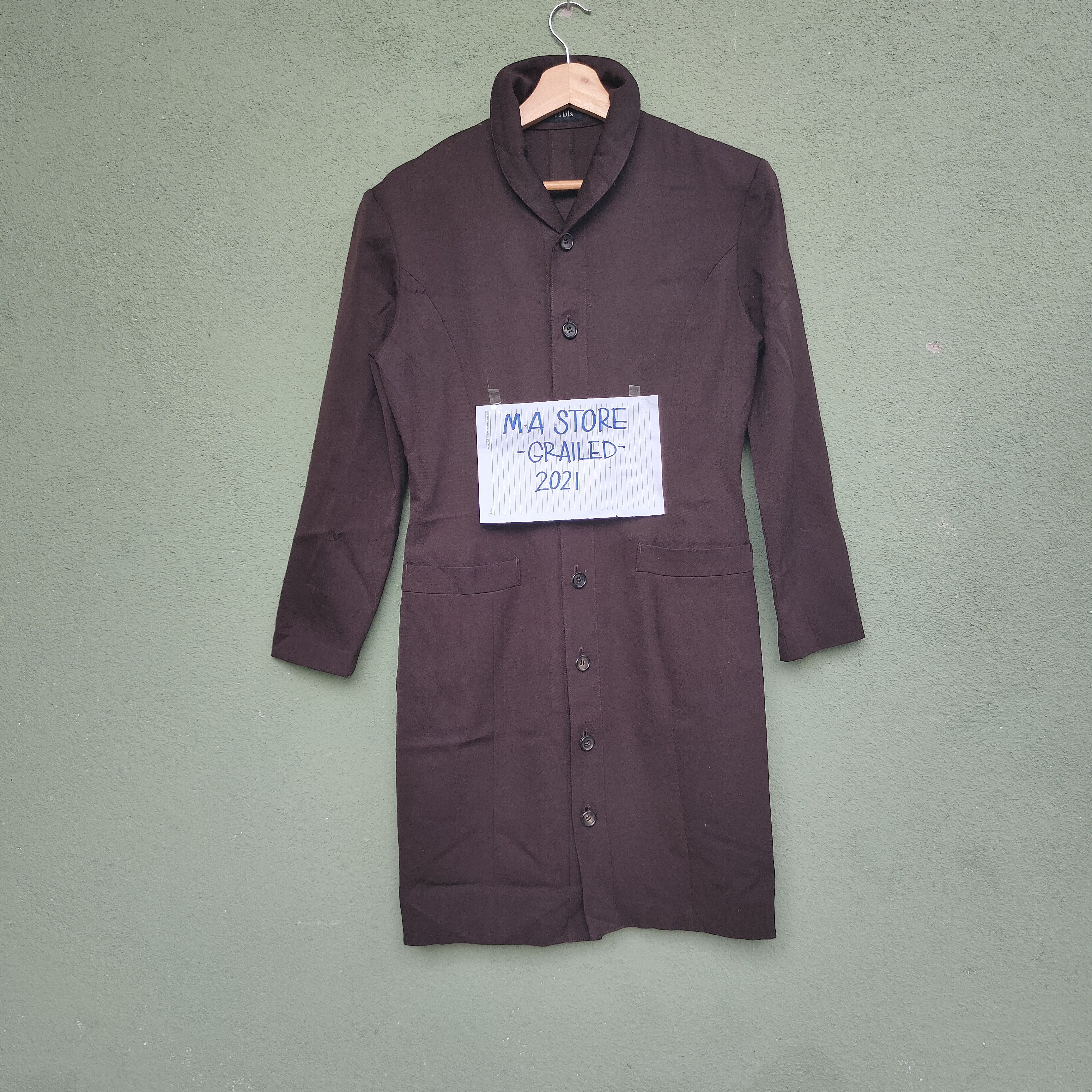 Yohji Yamamoto Vintage Y'S Bis Yohji Yamamoto Buttons Trench Coat JAPAN Size M / US 6-8 / IT 42-44 - 12 Thumbnail