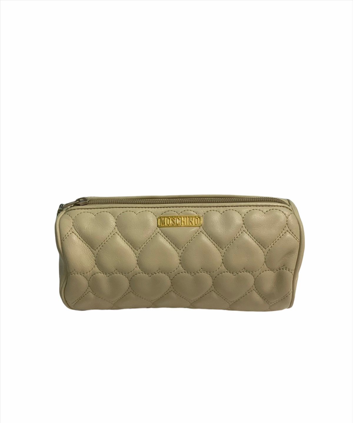 Moschino ❤️ AUTHENTIC MOSCHINO GOLD CHAIN LAMBSKIN QUILTED Size ONE SIZE - 2 Thumbnail