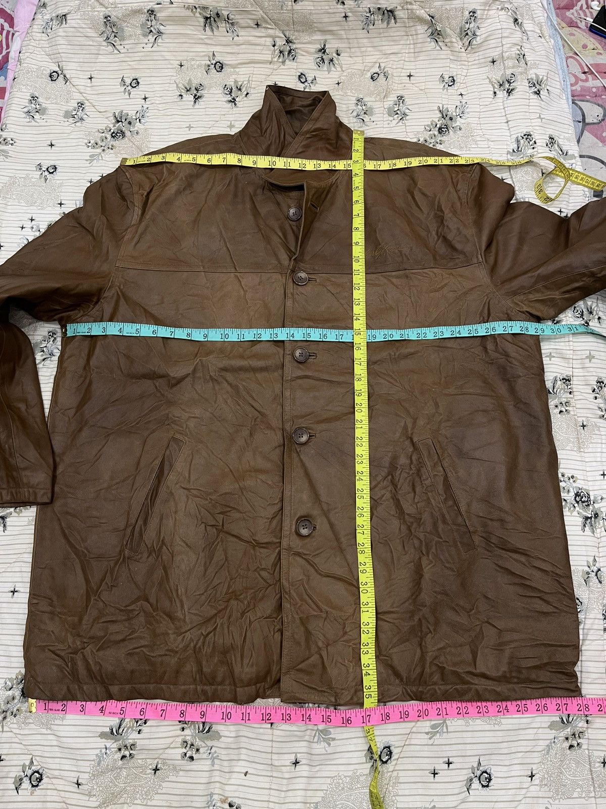 Vintage (Qq). VINTAGE KARL KANI LEATHER JACKET Size US XL / EU 56 / 4 - 10 Thumbnail