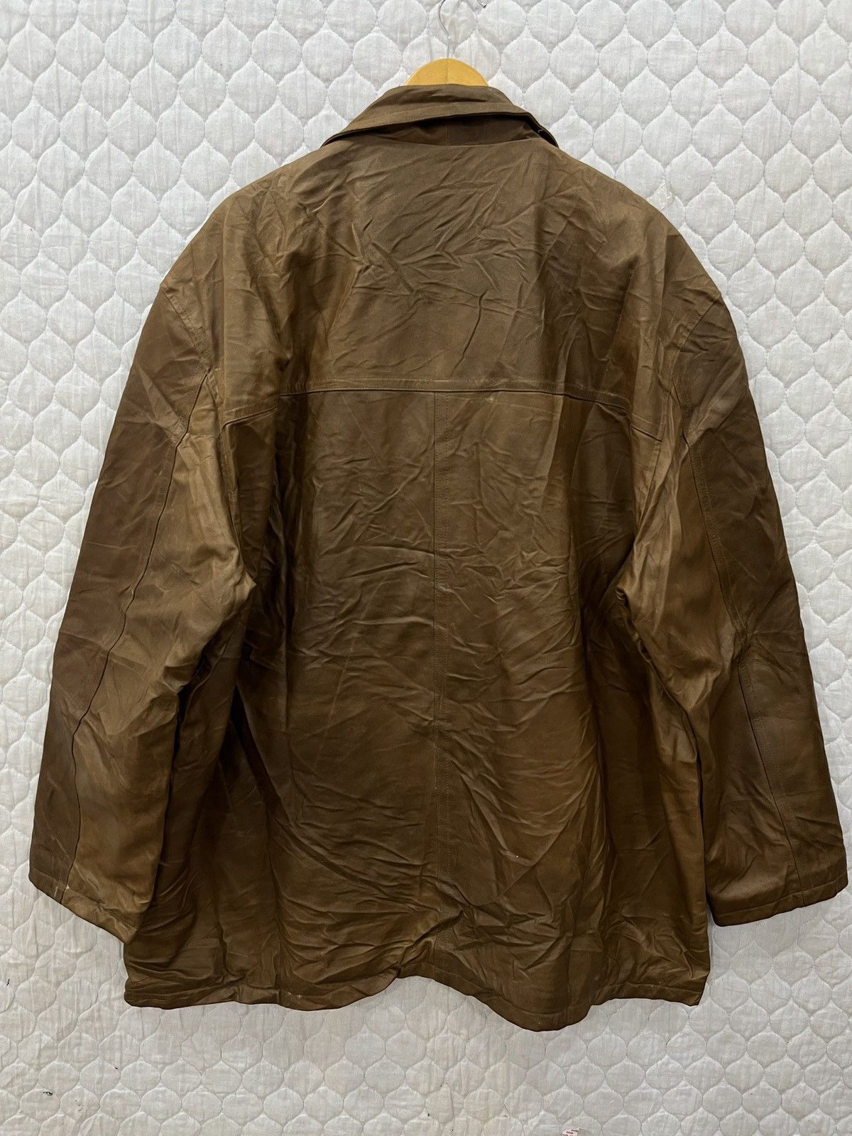 Vintage (Qq). VINTAGE KARL KANI LEATHER JACKET Size US XL / EU 56 / 4 - 3 Thumbnail