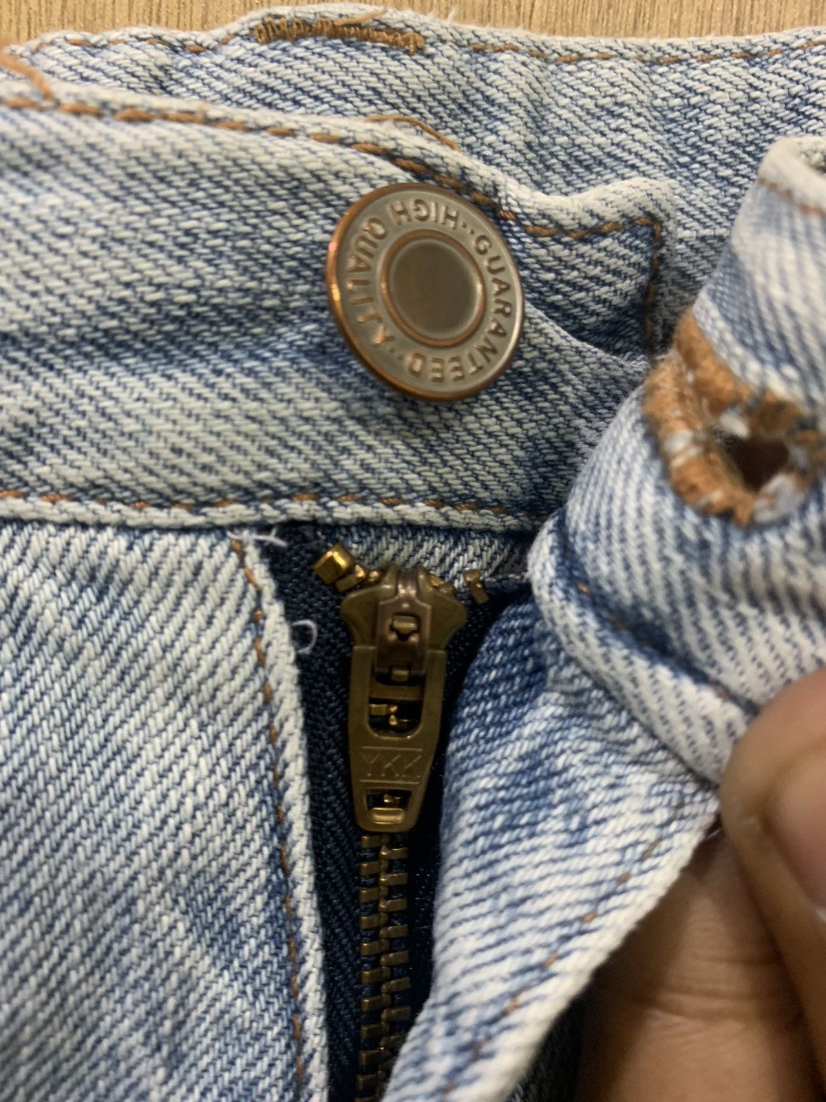 Japanese Brand 90s 3D Baggy Multipocket Distressed Flare Cargo Denim Jeans Size 28" / US 6 / IT 42 - 11 Thumbnail
