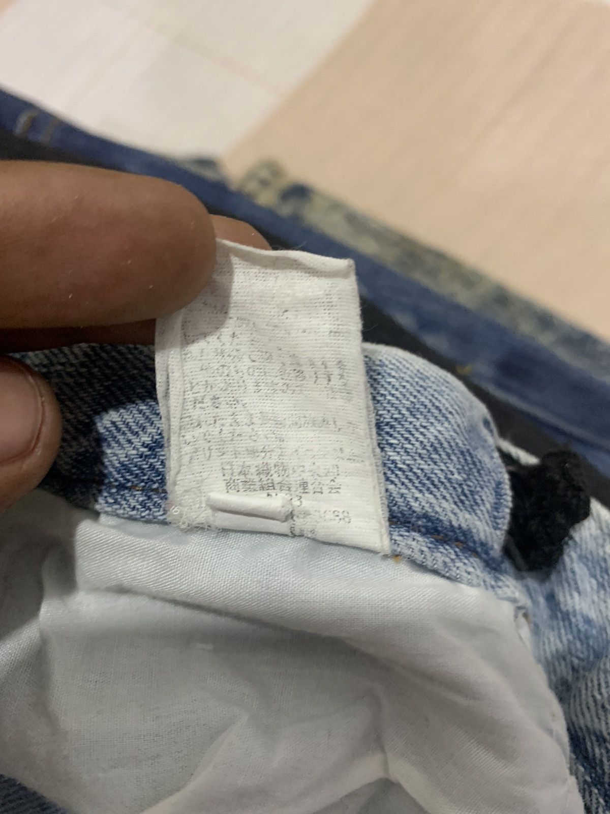 Japanese Brand 90s 3D Baggy Multipocket Distressed Flare Cargo Denim Jeans Size 28" / US 6 / IT 42 - 21 Thumbnail