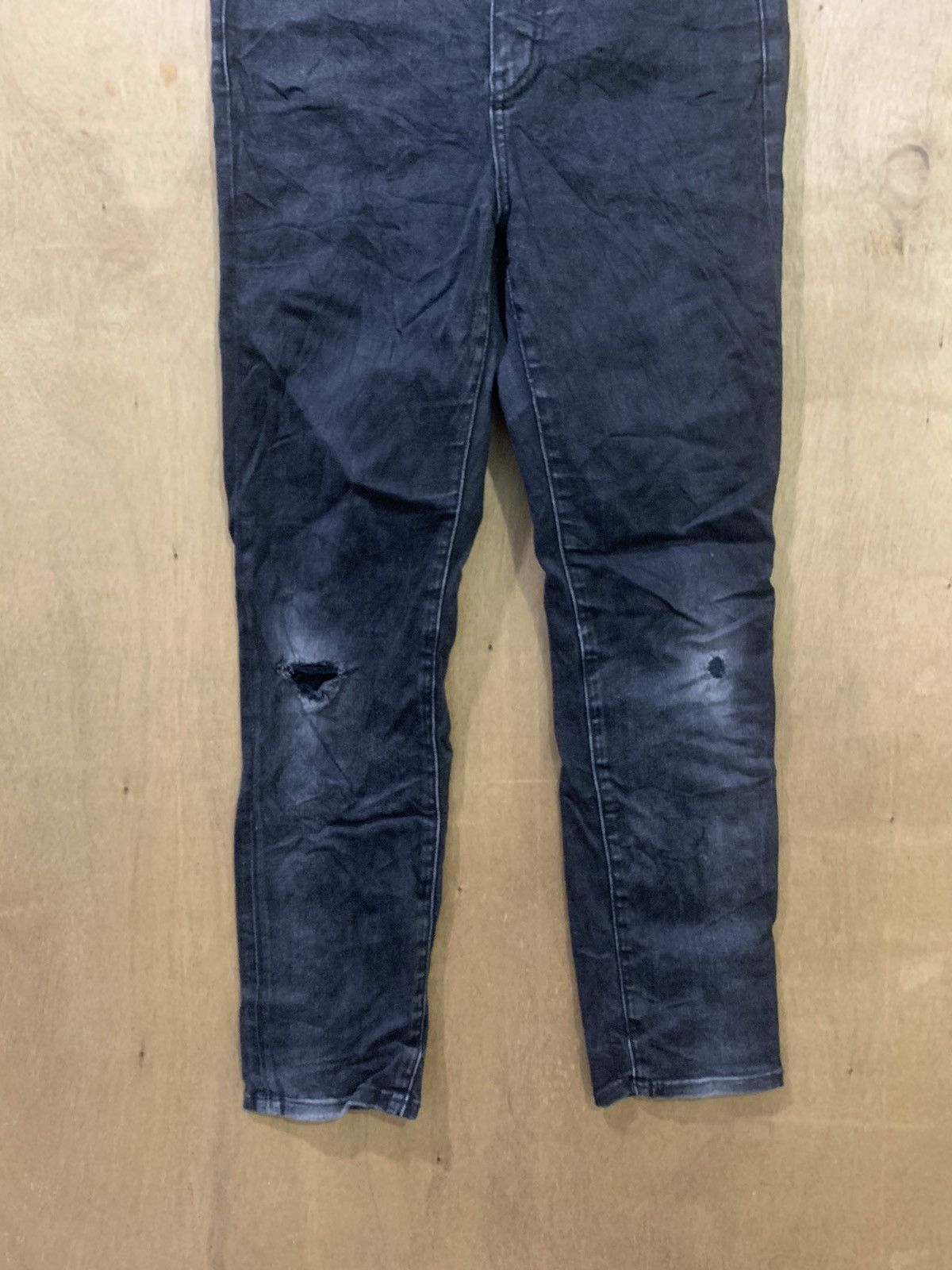 Undercover × Uniqlo UNIQLO Vintage Distressed Denim Rugged Skinny Slimfit Jeans Size US 28 / EU 44 - 5 Thumbnail