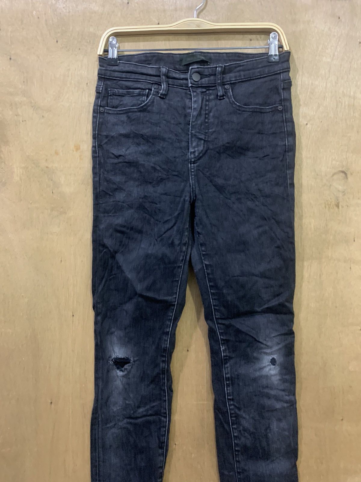 Undercover × Uniqlo UNIQLO Vintage Distressed Denim Rugged Skinny Slimfit Jeans Size US 28 / EU 44 - 4 Thumbnail
