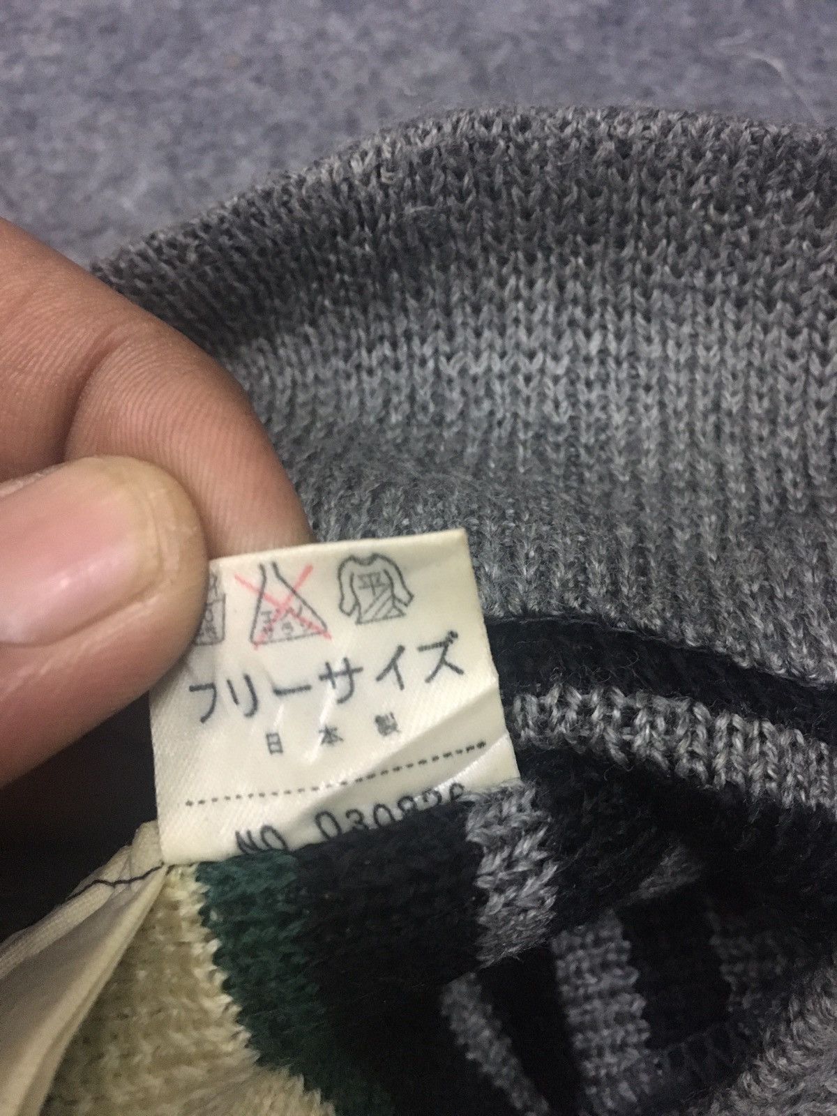 Lacoste × Vintage Vintage Lacoste Stripe Beanie Hat Kurt Kobain style Size ONE SIZE - 5 Thumbnail