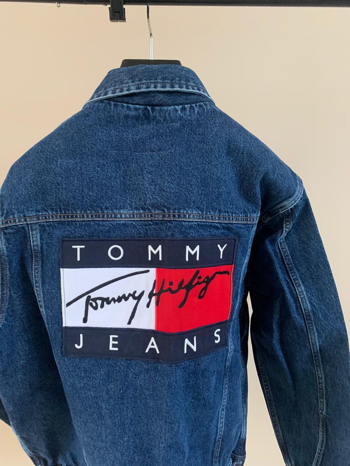 Tommy Hilfiger Q:2 / TJM 90s Style Unisex Denim Jacket in Indigo Size US L / EU 52-54 / 3 - 5 Thumbnail