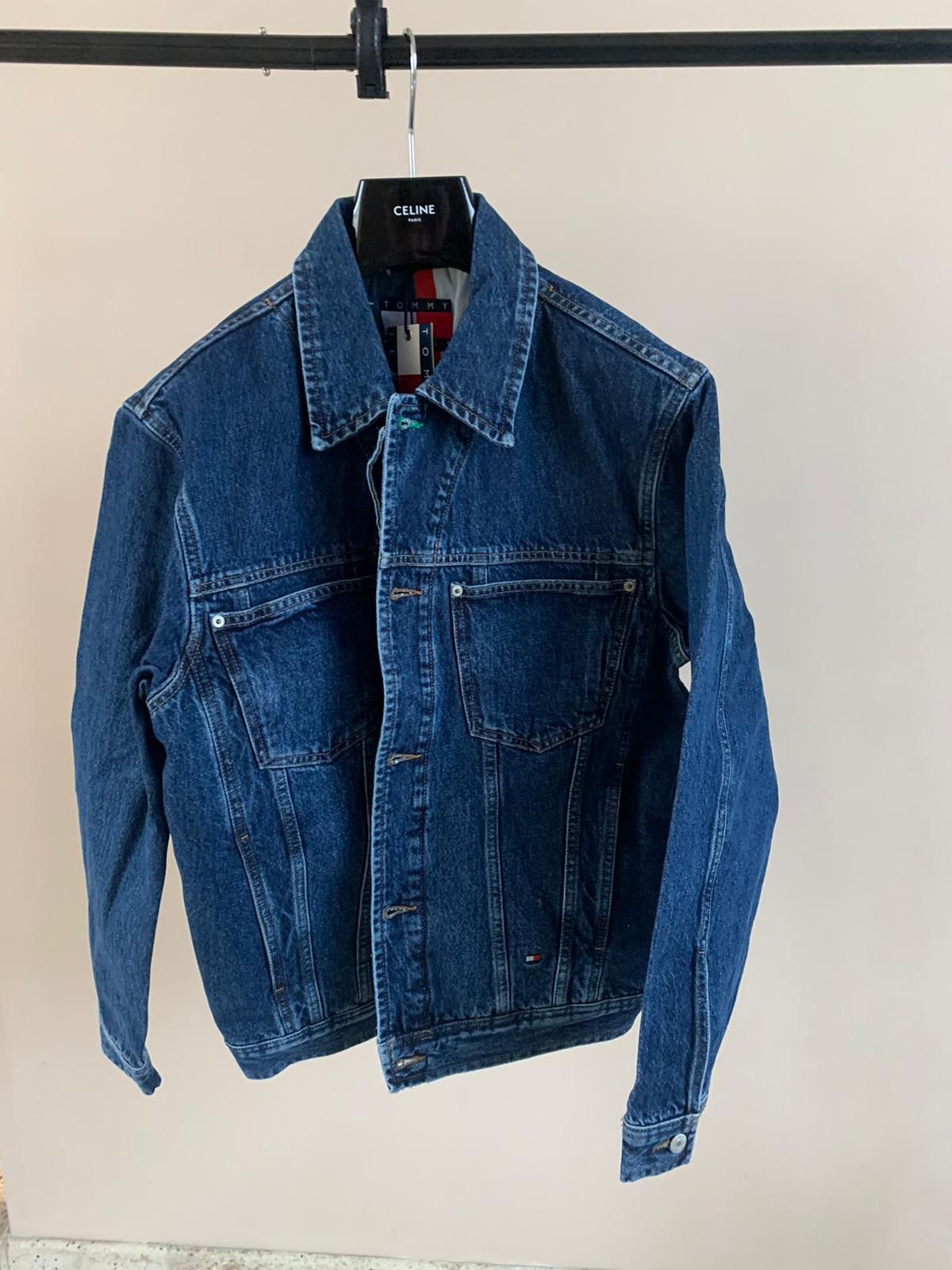Tommy Hilfiger Q:2 / TJM 90s Style Unisex Denim Jacket in Indigo Size US L / EU 52-54 / 3 - 8 Thumbnail