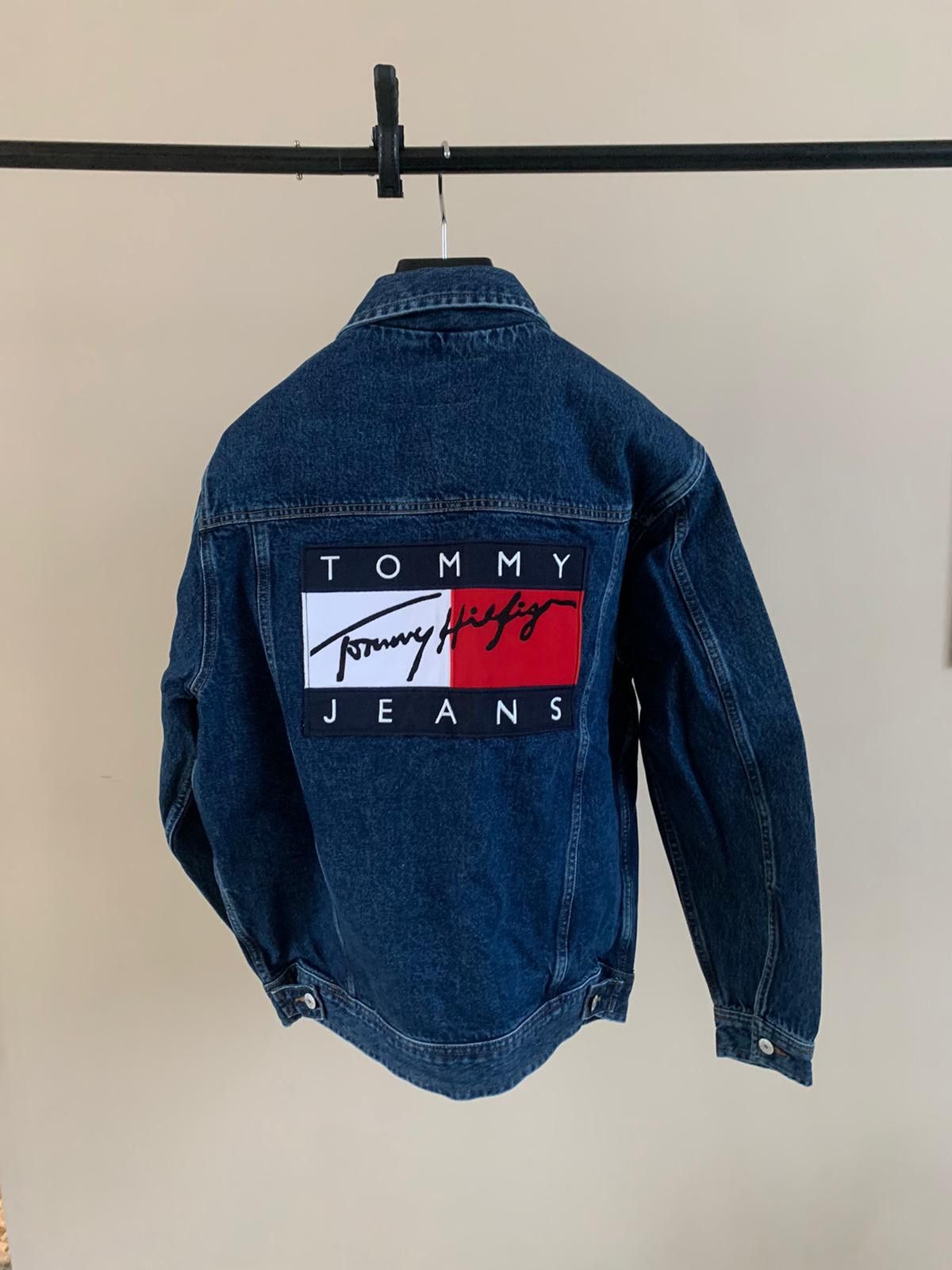 Tommy Hilfiger Q:2 / TJM 90s Style Unisex Denim Jacket in Indigo Size US L / EU 52-54 / 3 - 3 Thumbnail