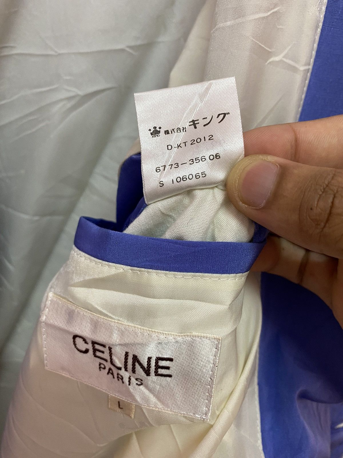 Celine 🔥STEALS‼️ICONIC CELINE PUFFER WOODEN BUTTON BOMBER JACKET Size US L / EU 52-54 / 3 - 18 Thumbnail