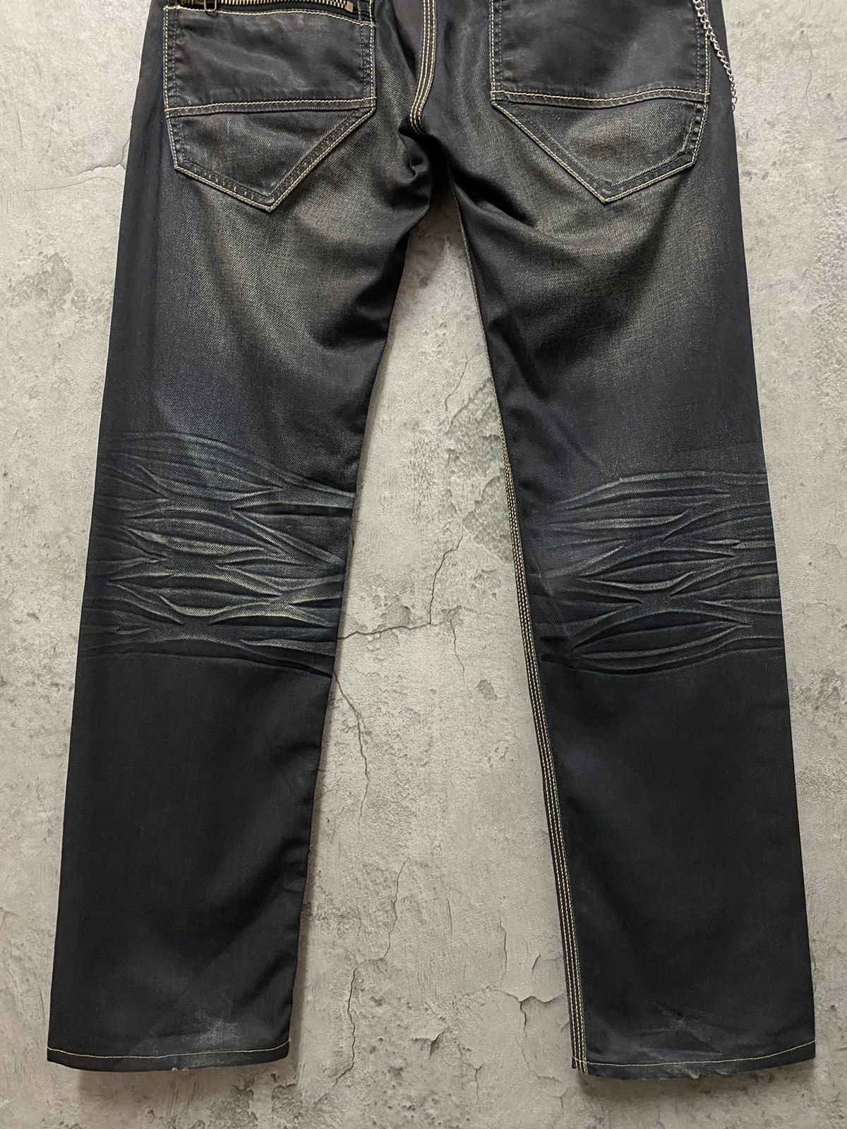 Japanese Brand Urban Craft Japan Multi Pocket Bush Waxed Denim Pants Size US 30 / EU 46 - 12 Thumbnail