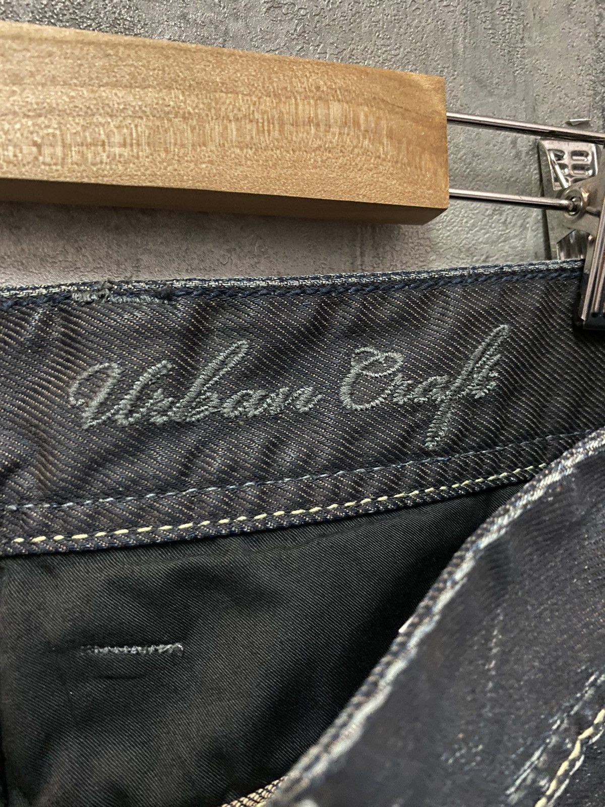 Japanese Brand Urban Craft Japan Multi Pocket Bush Waxed Denim Pants Size US 30 / EU 46 - 16 Thumbnail