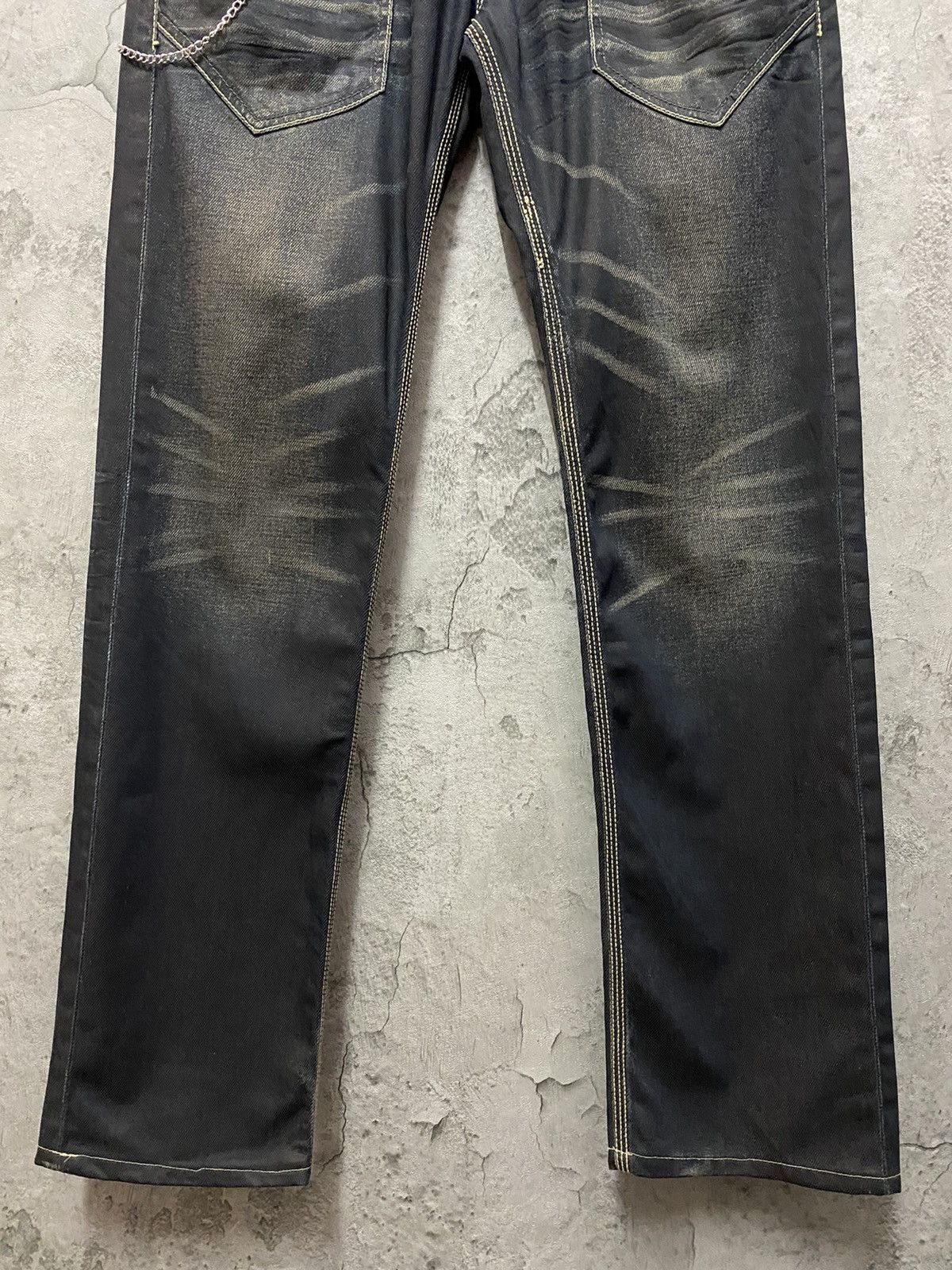 Japanese Brand Urban Craft Japan Multi Pocket Bush Waxed Denim Pants Size US 30 / EU 46 - 5 Thumbnail