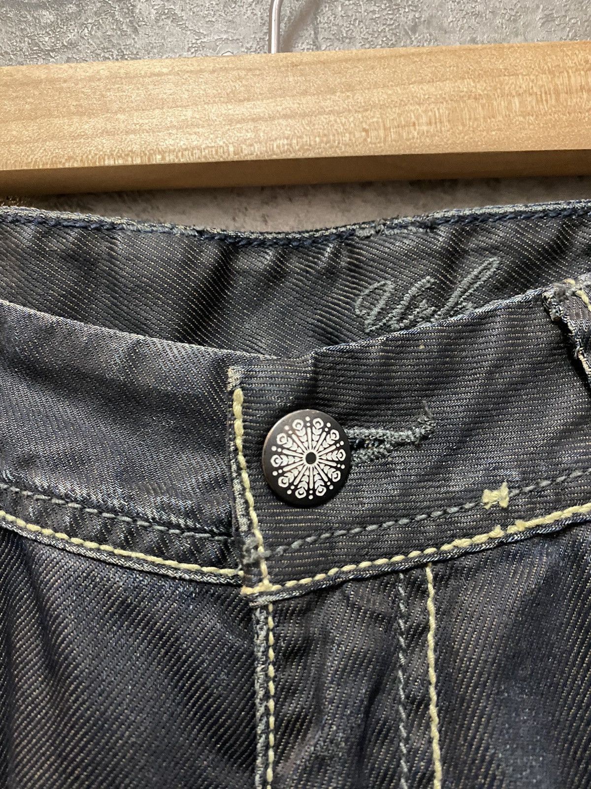 Japanese Brand Urban Craft Japan Multi Pocket Bush Waxed Denim Pants Size US 30 / EU 46 - 15 Thumbnail