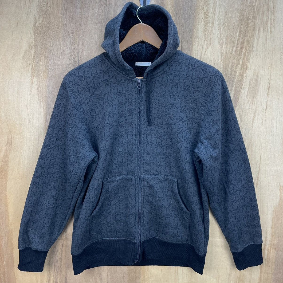 Japanese Brand Japanese Skull Hoodie Full Print Like Mastermind Size US M / EU 48-50 / 2 - 2 Thumbnail