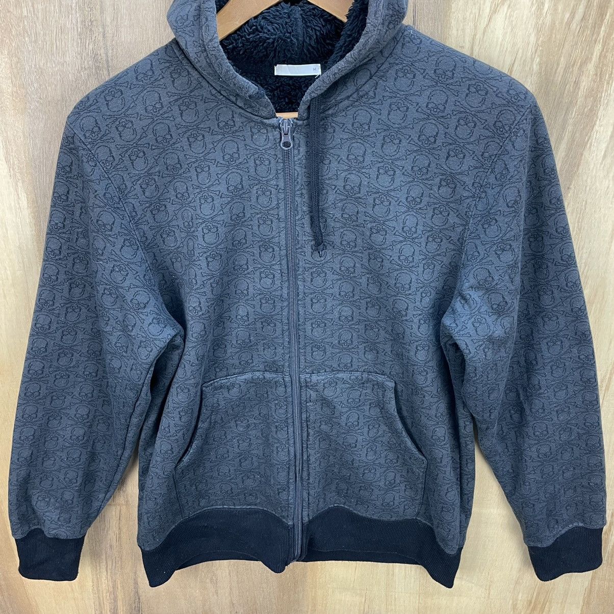 Japanese Brand Japanese Skull Hoodie Full Print Like Mastermind Size US M / EU 48-50 / 2 - 1 Thumbnail