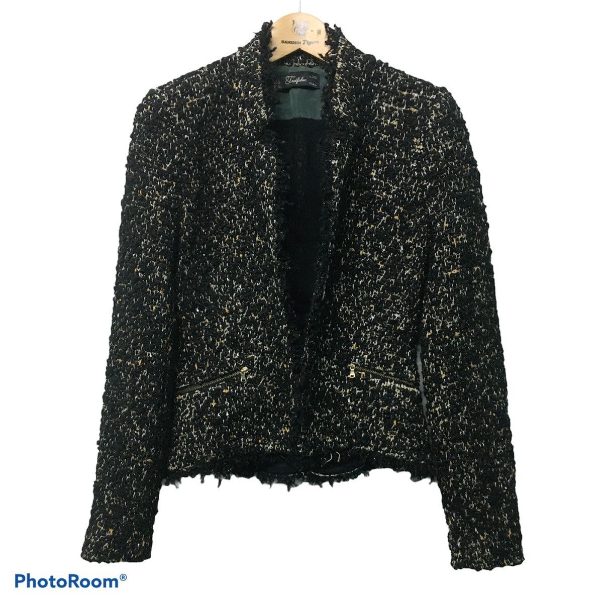 Designer × Zara Zara Trafaluc Tweed Jacket Inspired Channel Size US M / EU 48-50 / 2 - 1 Thumbnail