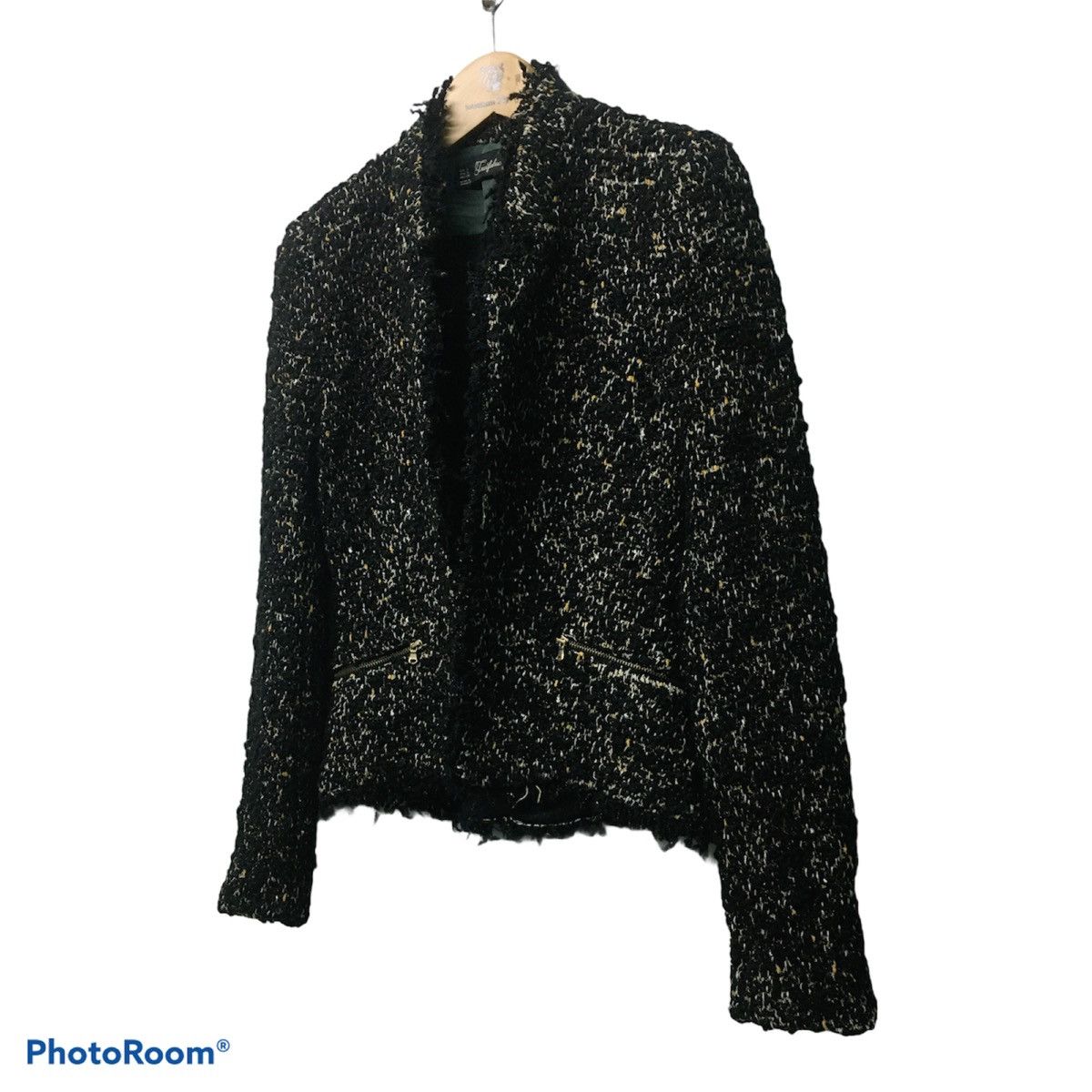 Designer × Zara Zara Trafaluc Tweed Jacket Inspired Channel Size US M / EU 48-50 / 2 - 3 Thumbnail