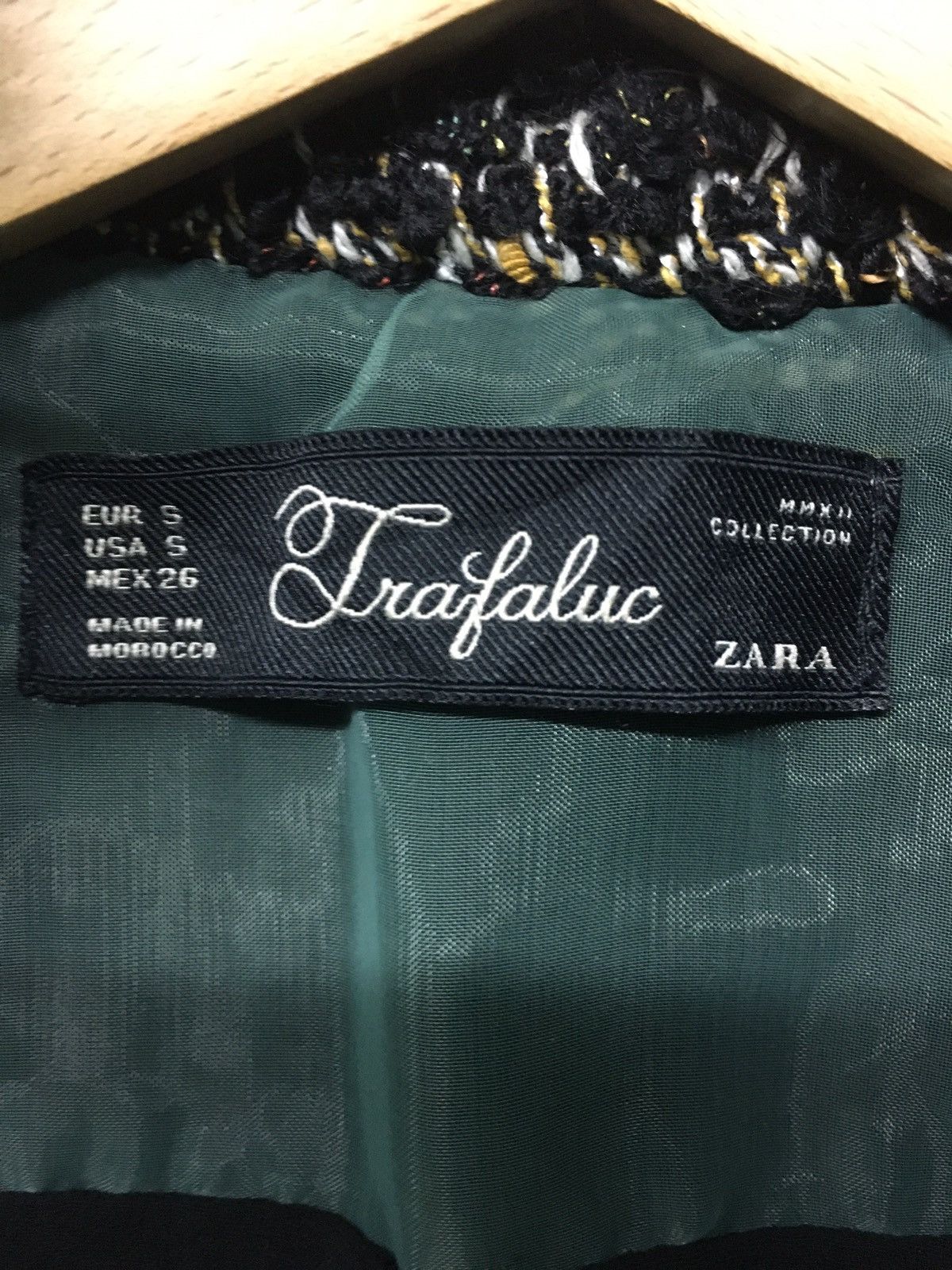 Designer × Zara Zara Trafaluc Tweed Jacket Inspired Channel Size US M / EU 48-50 / 2 - 5 Thumbnail