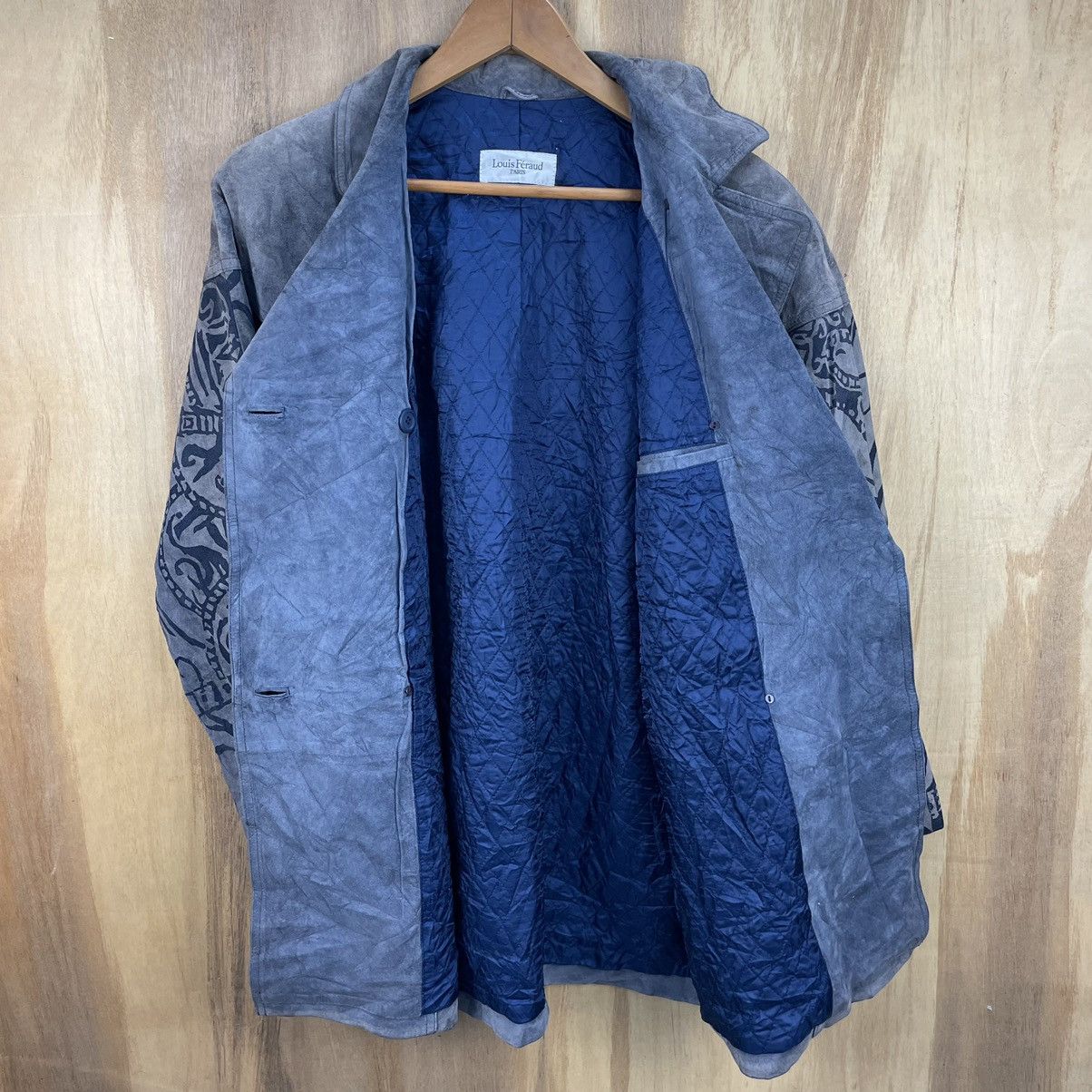 Louis Feraud Vintage Louis Feraud Leather Jacket Nice Design Size US M / EU 48-50 / 2 - 7 Thumbnail