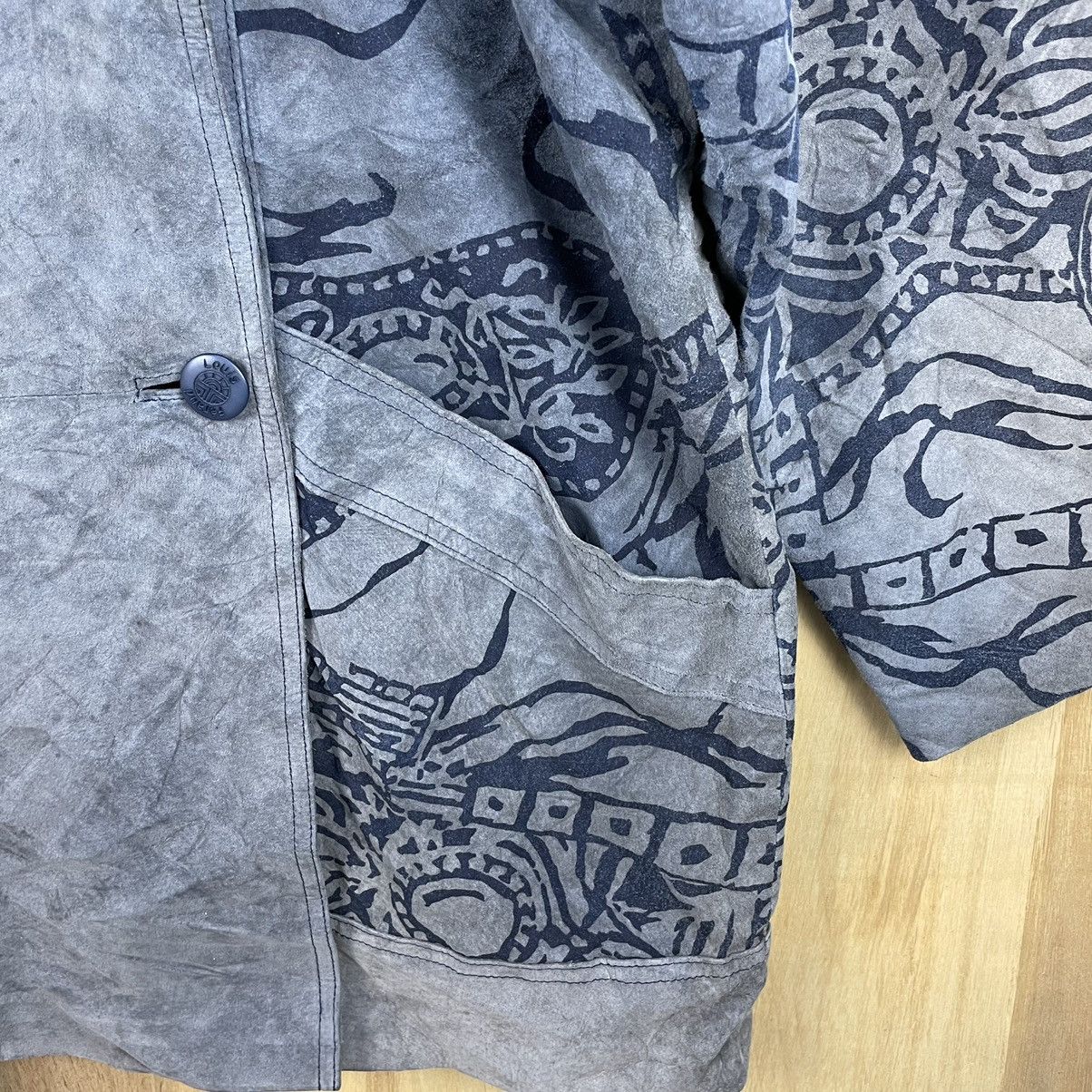Louis Feraud Vintage Louis Feraud Leather Jacket Nice Design Size US M / EU 48-50 / 2 - 5 Thumbnail