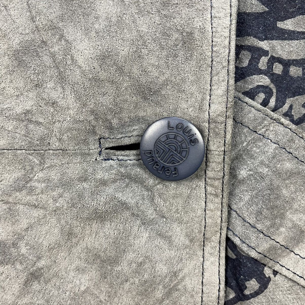 Louis Feraud Vintage Louis Feraud Leather Jacket Nice Design Size US M / EU 48-50 / 2 - 6 Thumbnail