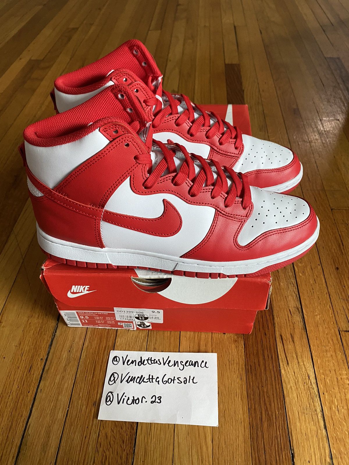 Nike Dunk High St Johns White/Red Retro 2021