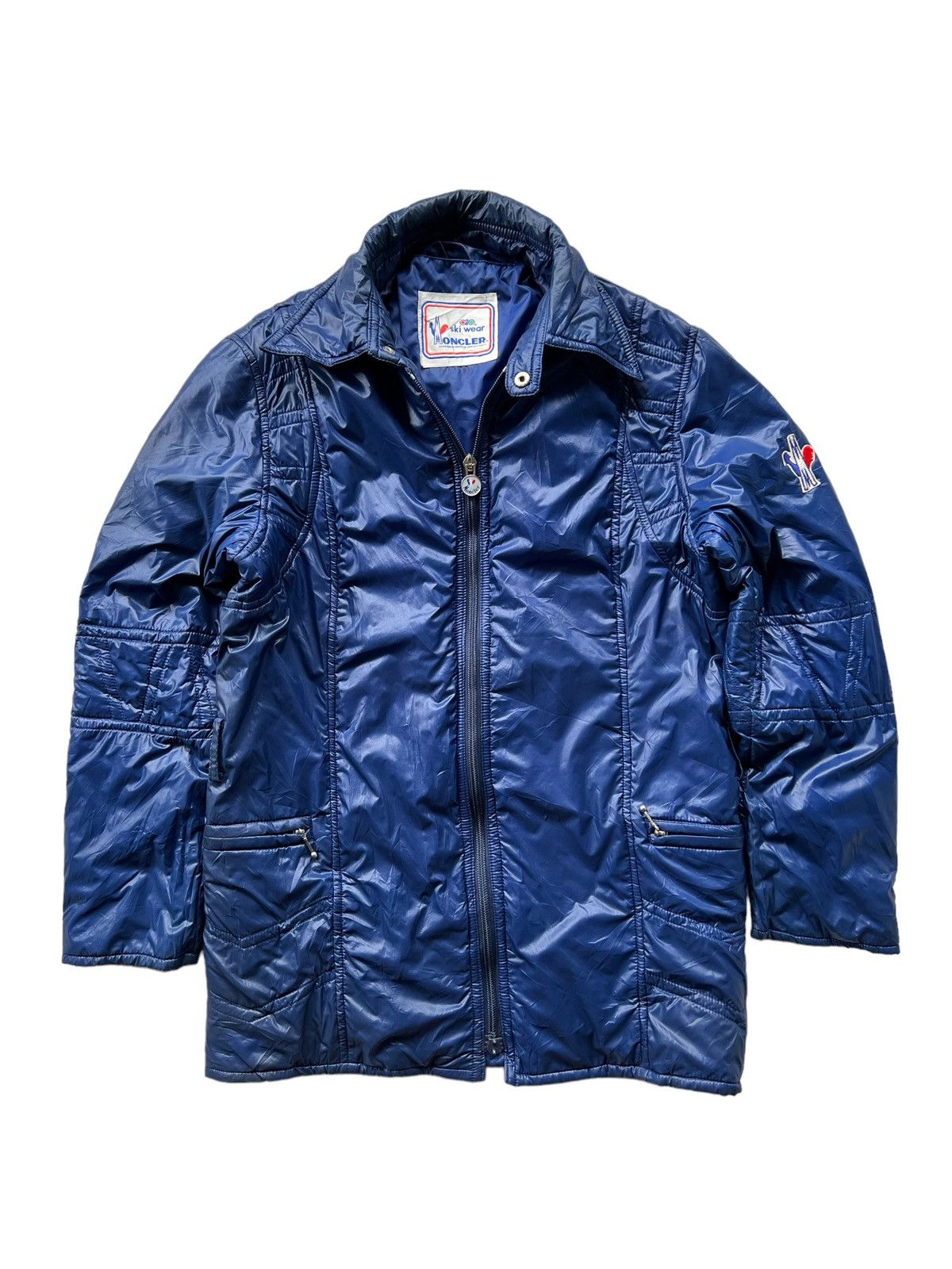 Moncler × Vintage Moncler Ski wear Blue Jacket Size US L / EU 52-54 / 3 - 1 Thumbnail