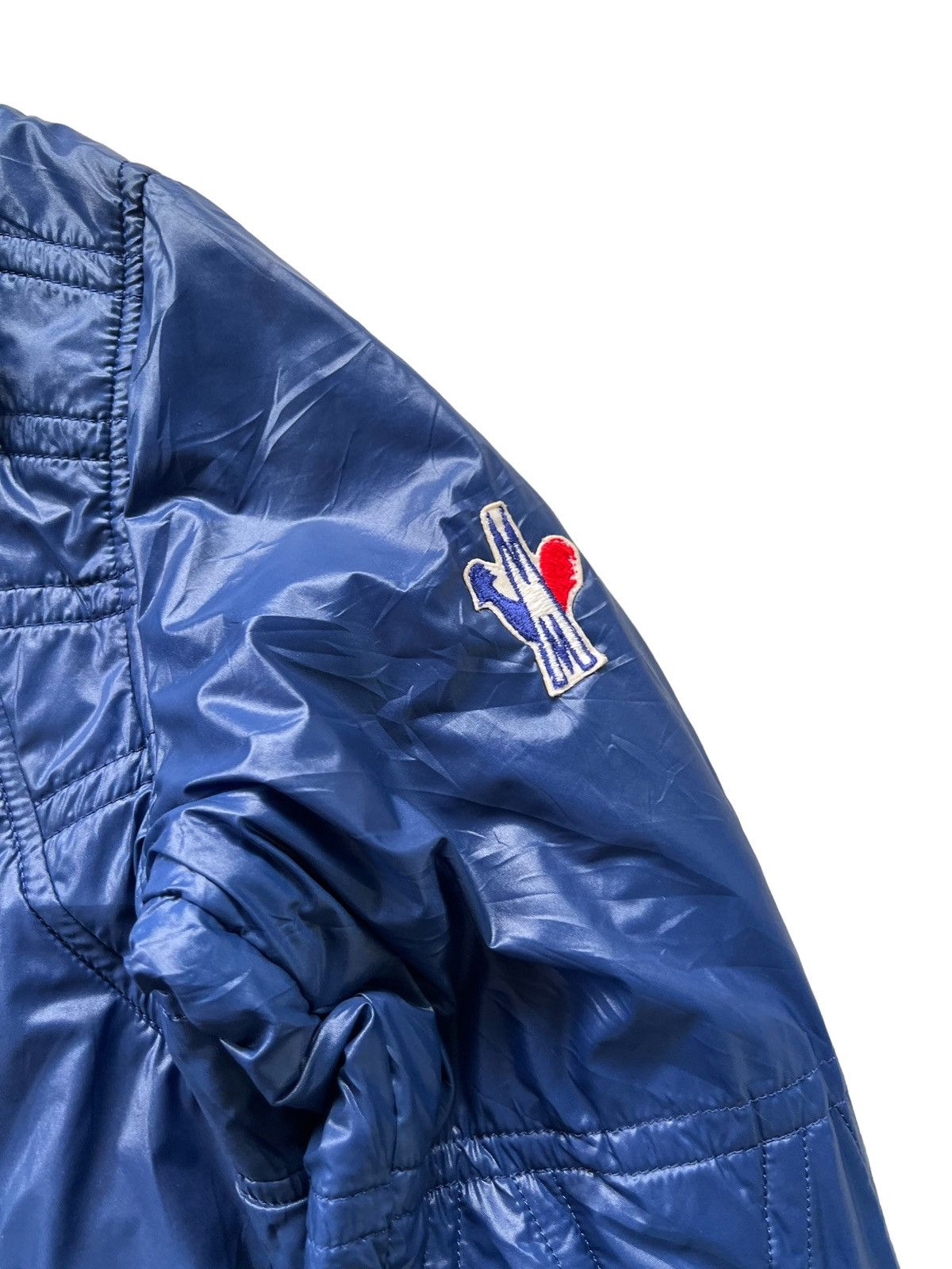 Moncler × Vintage Moncler Ski wear Blue Jacket Size US L / EU 52-54 / 3 - 4 Thumbnail